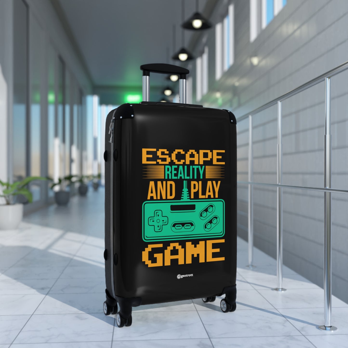 Escape Reality and Play Game Gamer Gaming Suitcase-Bags-Geotrott