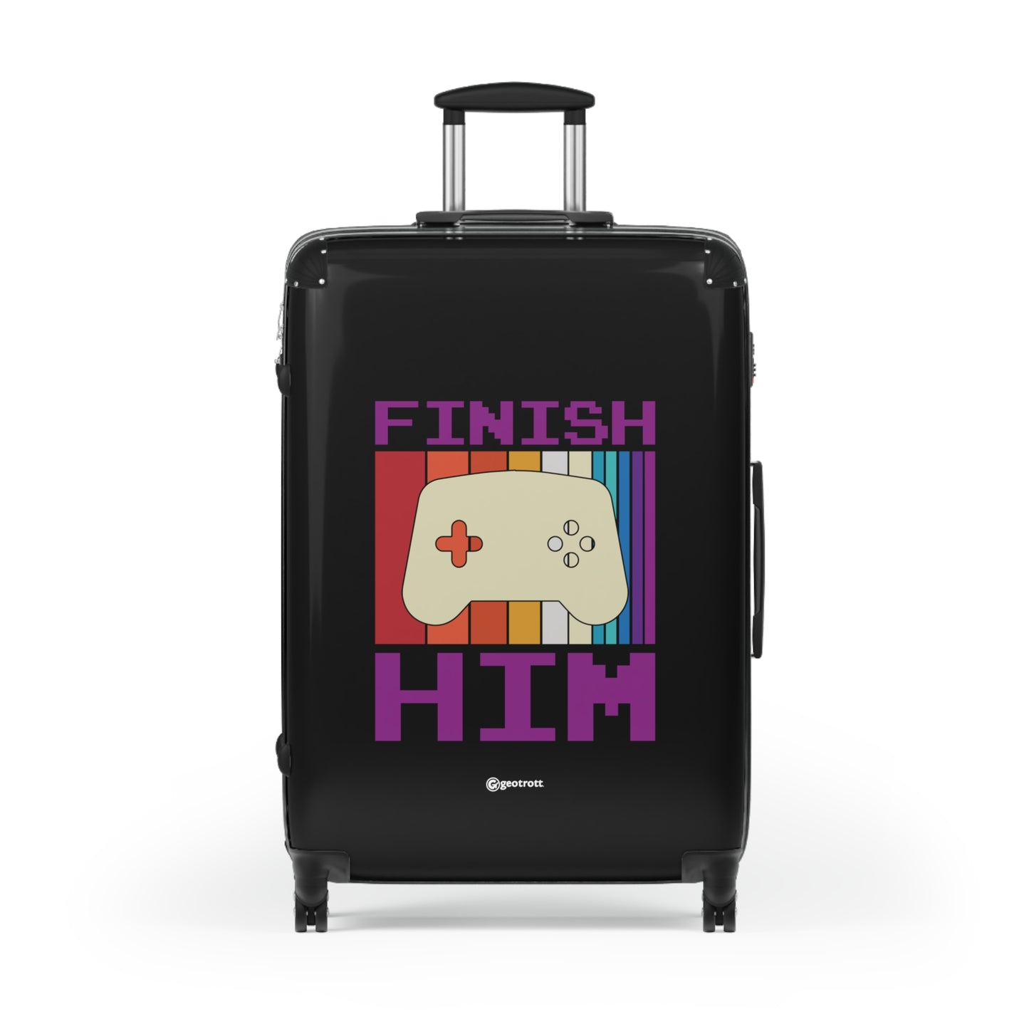 Finish Him Gamer Gaming Suitcase-Bags-Geotrott
