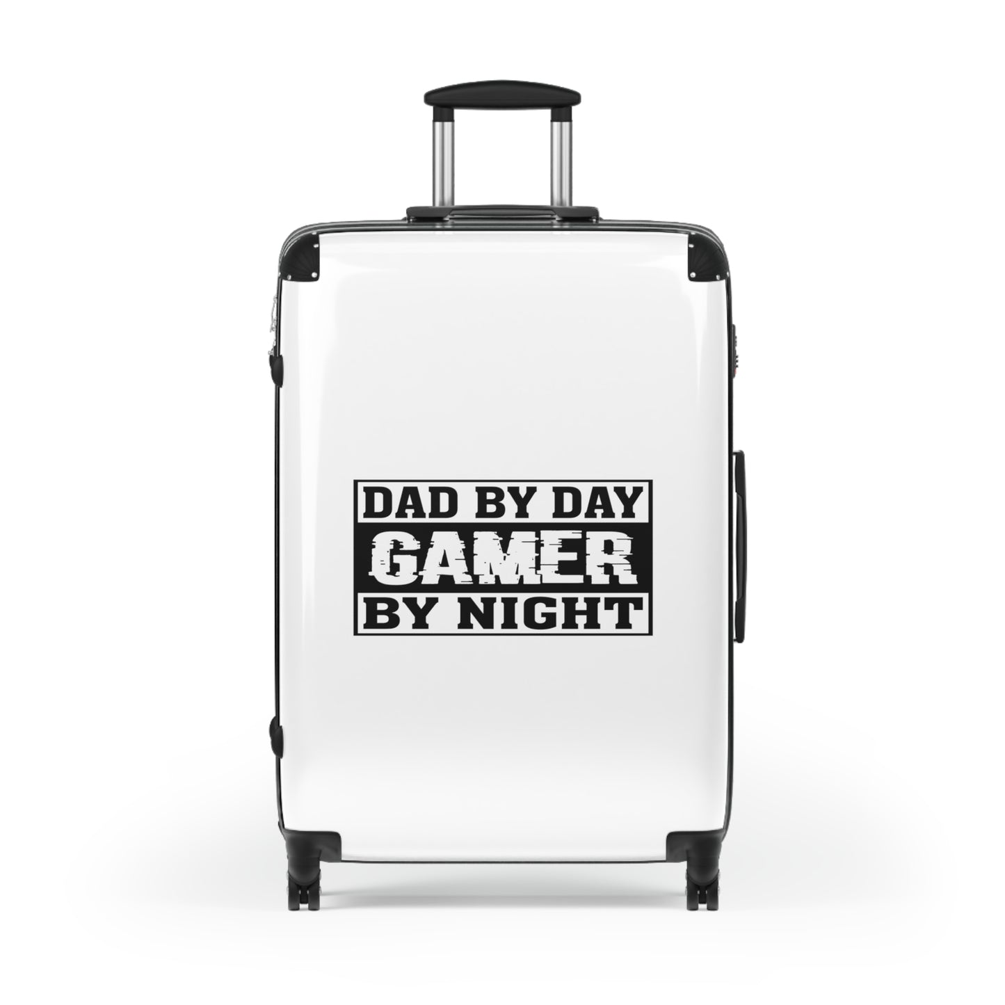 Dad by Day Gamer by Night Gamer Gaming Suitcase-Bags-Geotrott