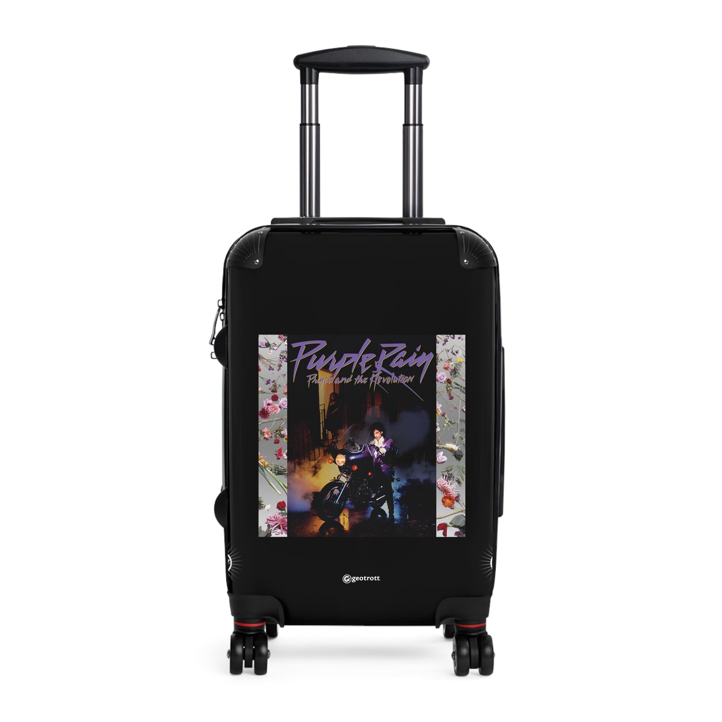 Purple Rain Prince And The Revolution Eighties Music Album Luggage Bag Rolling Suitcase Spinner