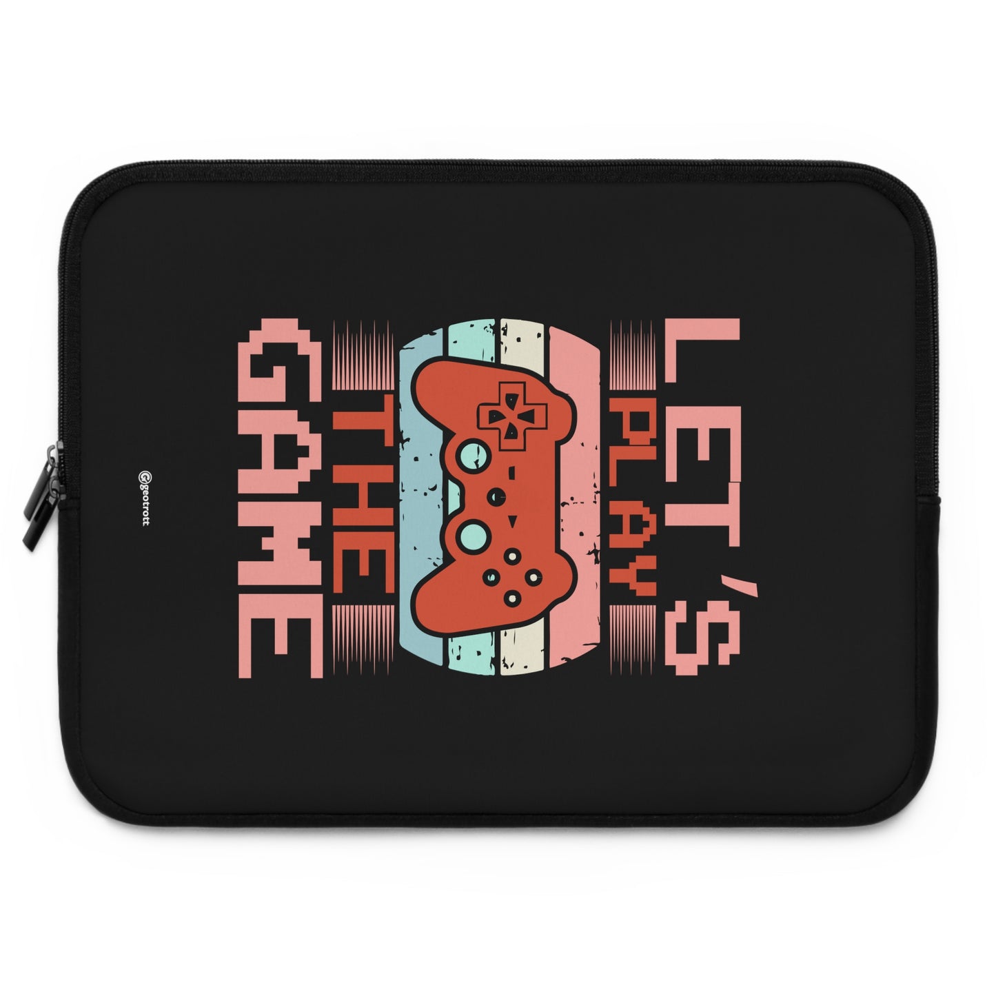 Let'S Play The Game Gamer Gaming Lightweight Smooth Neoprene Laptop Sleeve