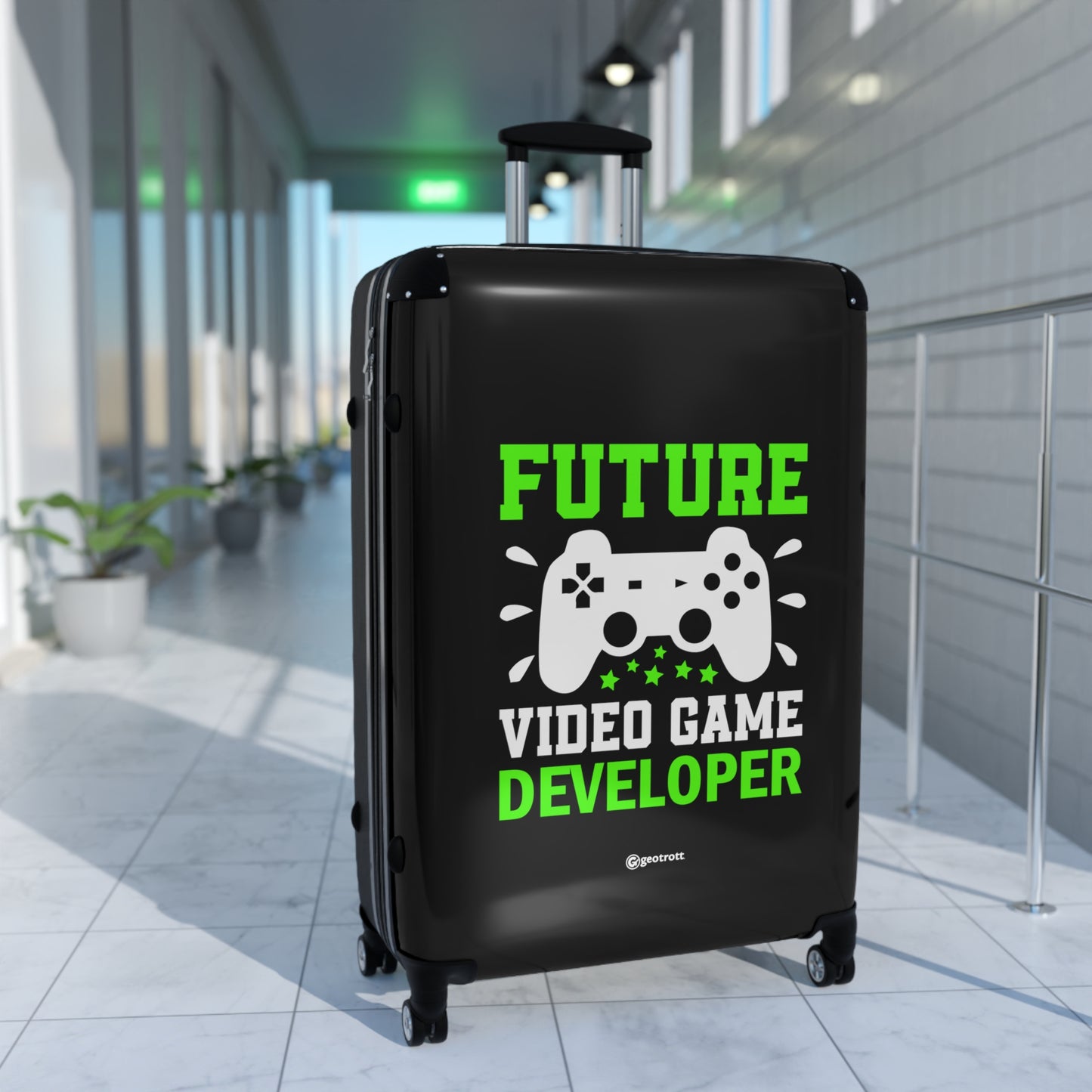 Future Video Game Developer Gamer Gaming Suitcase-Bags-Geotrott