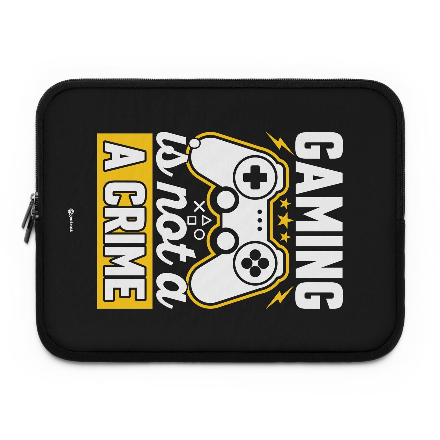Gaming Is Not A Crime Gamer Gaming Lightweight Smooth Neoprene Laptop Sleeve