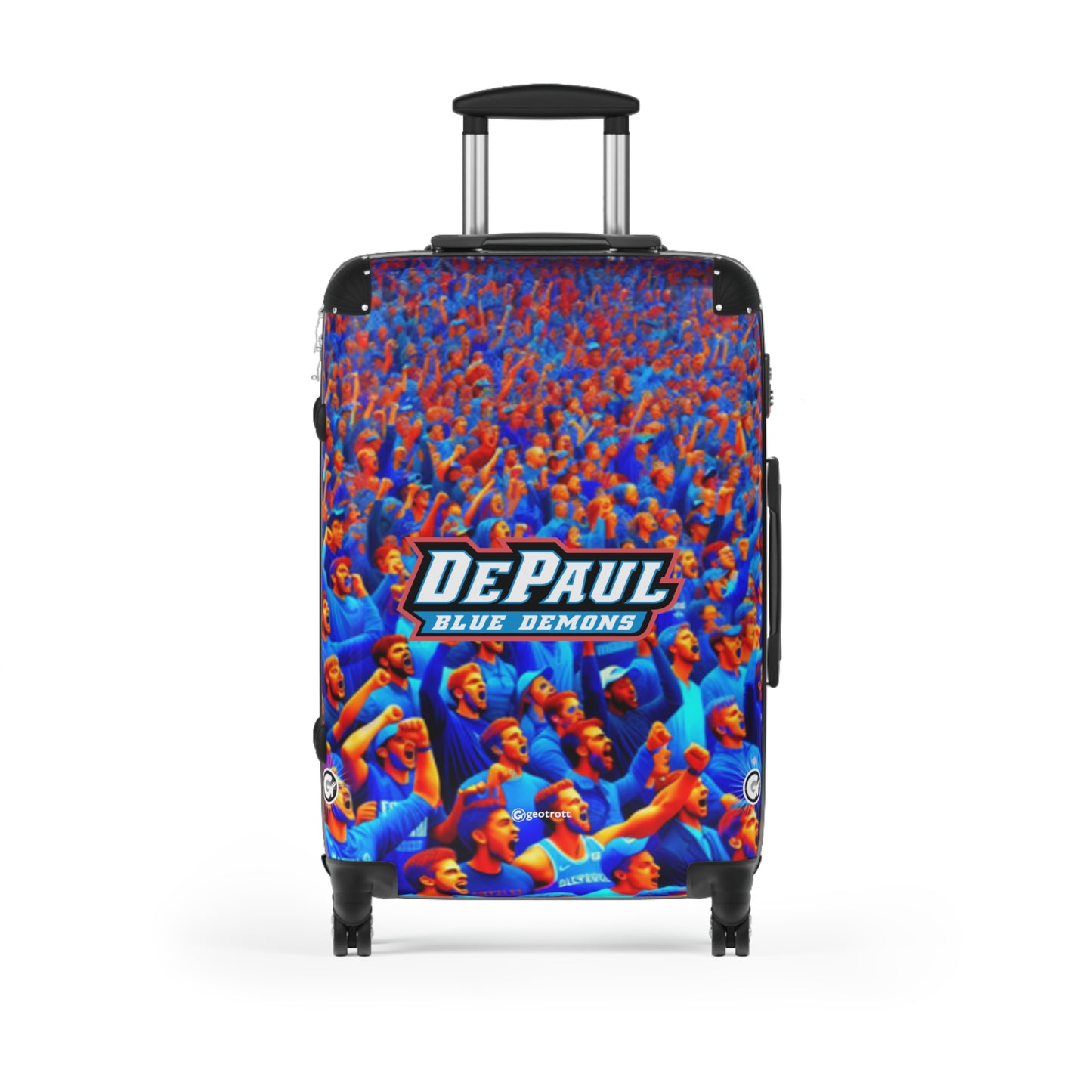 DePaul Blue Demons Mens Basketball COLLEGE Team Luggage Bag Rolling Suitcase Spinner