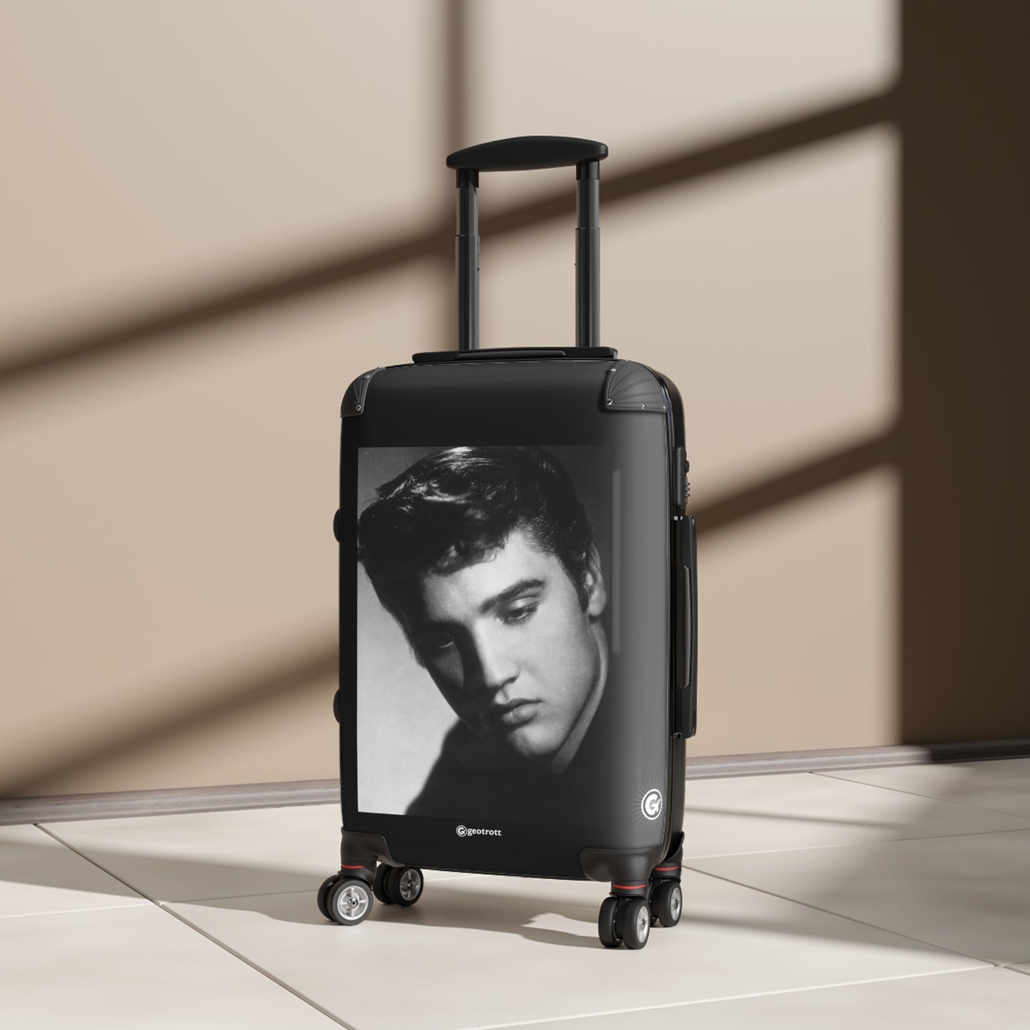 Elvis Presley 20Th Century Photos Luggage Bag Rolling Suitcase Spinner