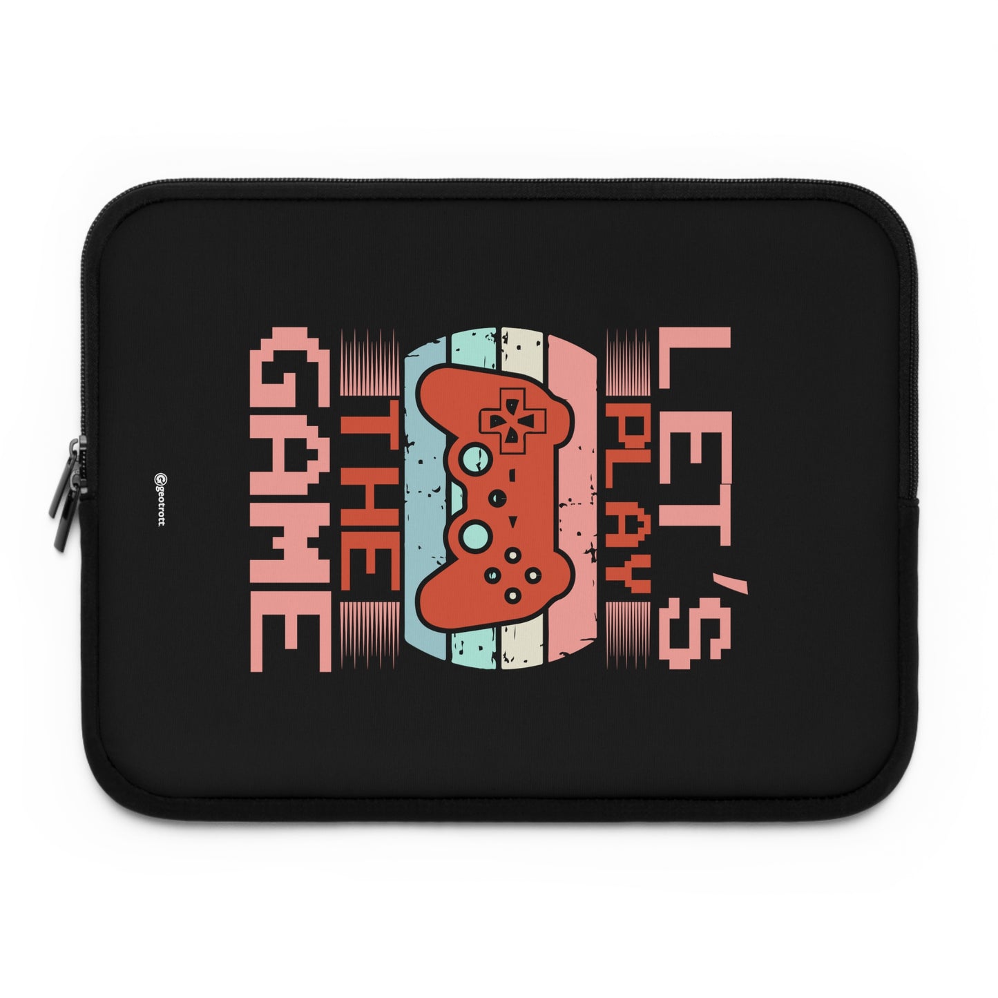 Let'S Play The Game Gamer Gaming Lightweight Smooth Neoprene Laptop Sleeve