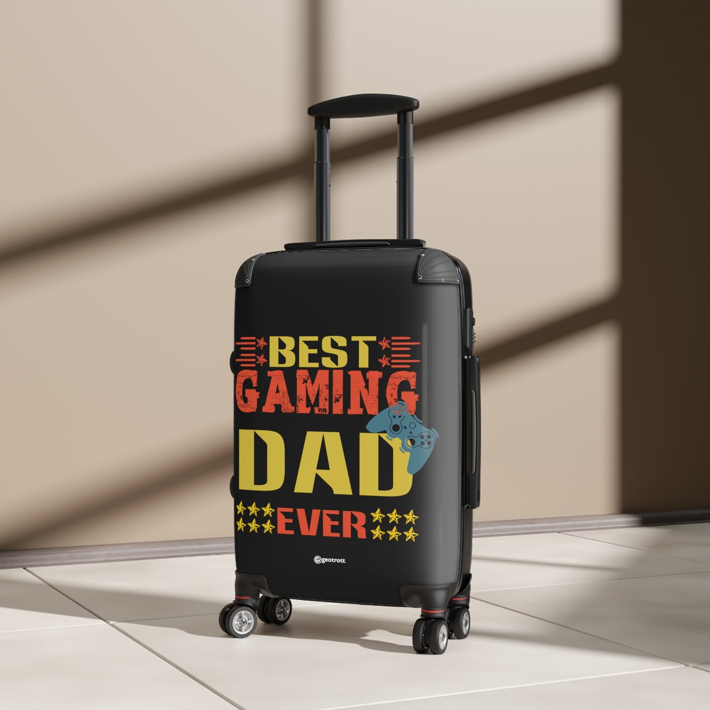 Best Gaming Dad Emotive Inspirational Fathers Day Luggage Bag Rolling Suitcase Spinner