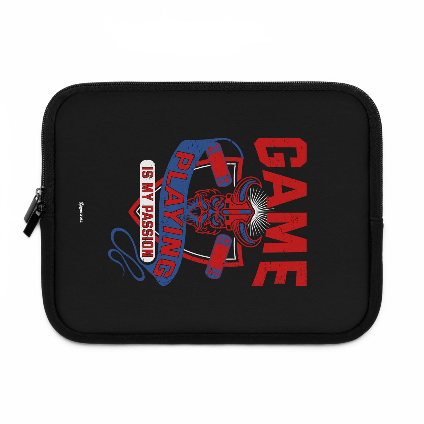 Game Playing Is My Passion Gamer Gaming Lightweight Smooth Neoprene Laptop Sleeve