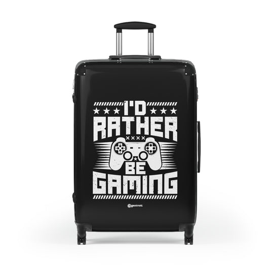 I'D Rather Be Gaming 3 Gamer Gaming Suitcase