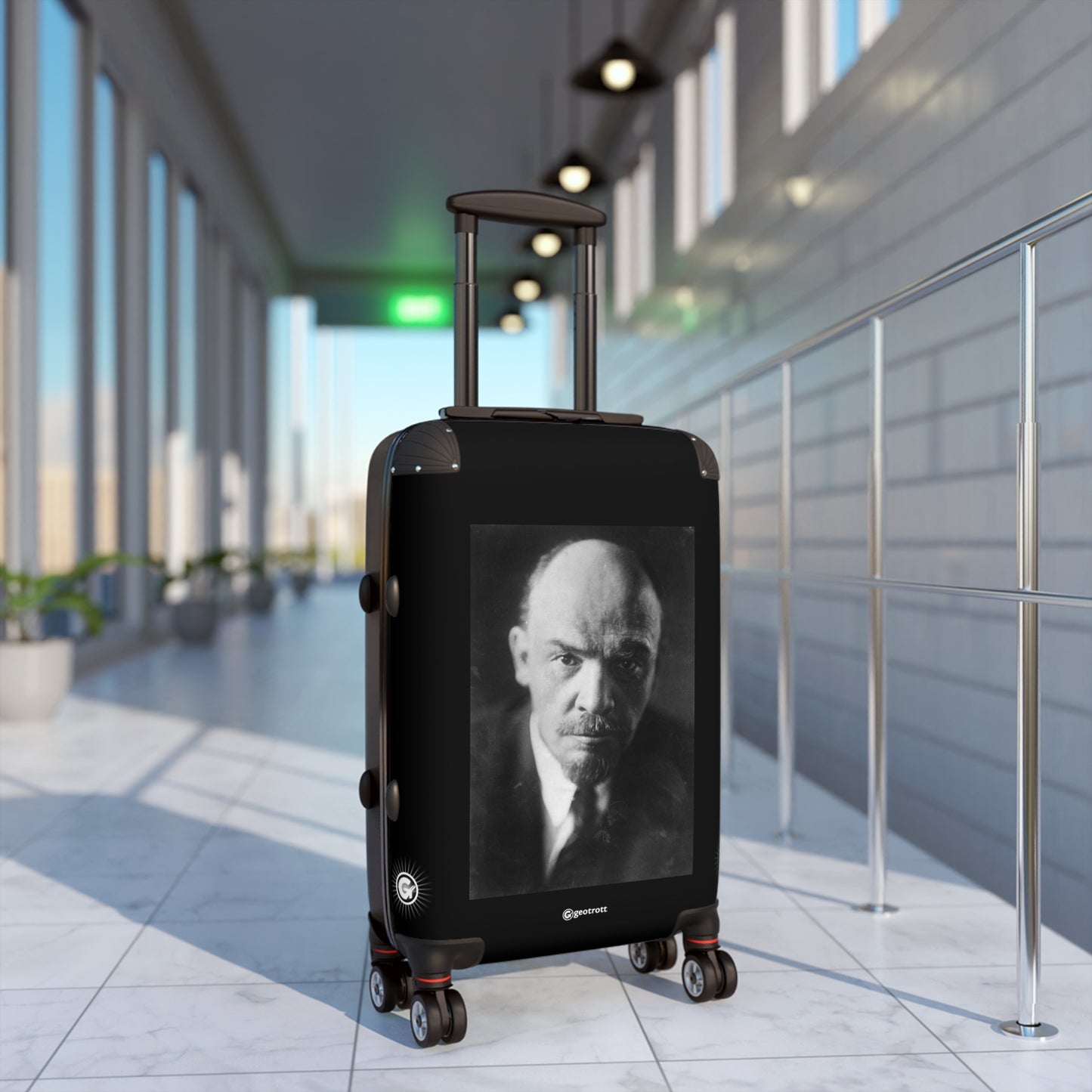 Portrait Of Lenin 1970 20Th Century Photos Luggage Bag Rolling Suitcase Spinner