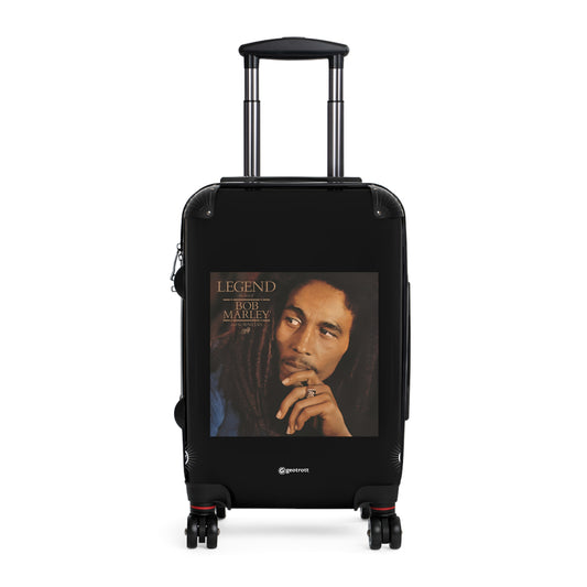 Bobmarley Legend Eighties Music Album Luggage Bag Rolling Suitcase Spinner