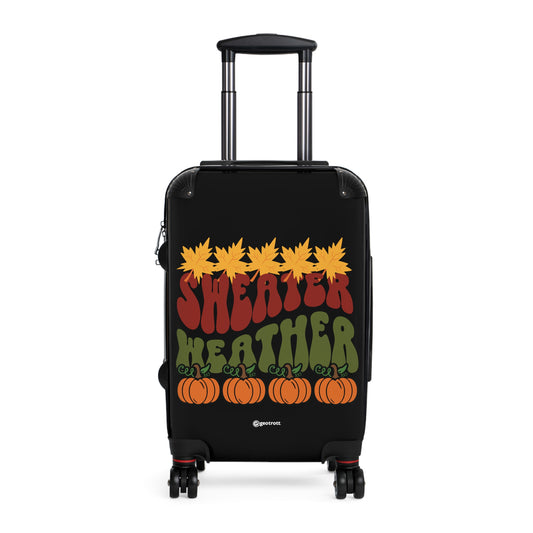 Sweater Weather Fall Season Luggage Bag Rolling Suitcase Spinner