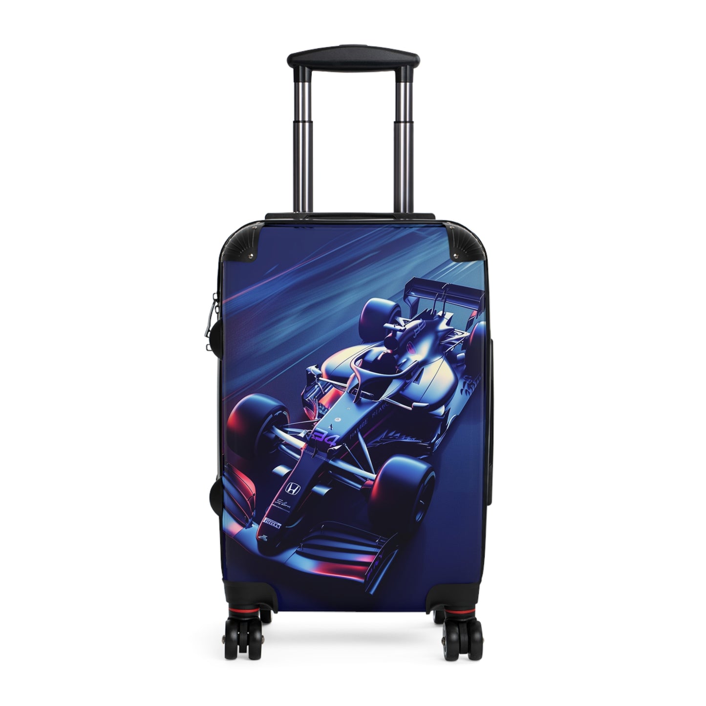 Formula 1 Futurism: High-Speed Honda Racing Car, Digital Motorsport Artwork With Dynamic Lighting