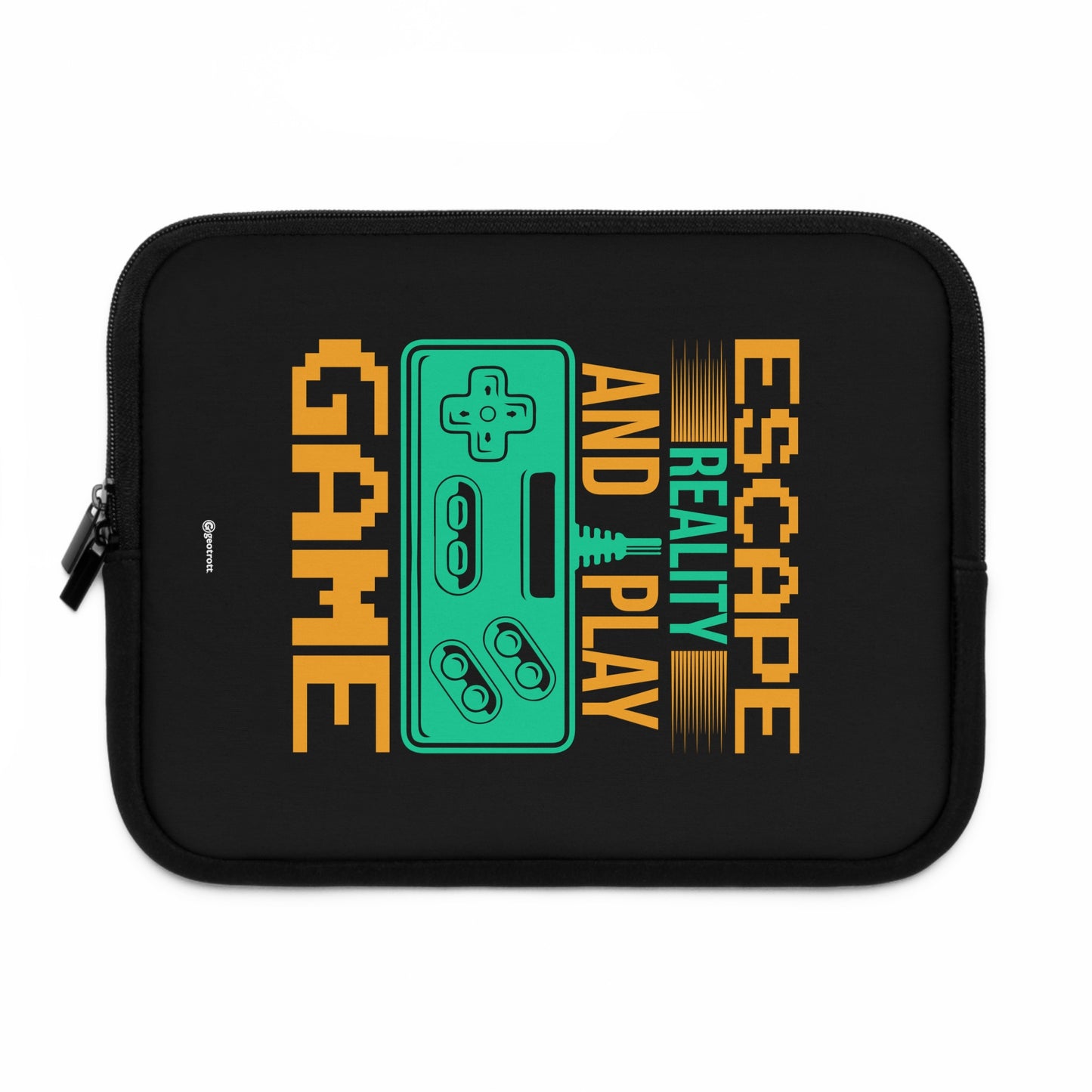 Escape Reality and play Game Gamer Gaming Lightweight Smooth Neoprene Laptop Sleeve