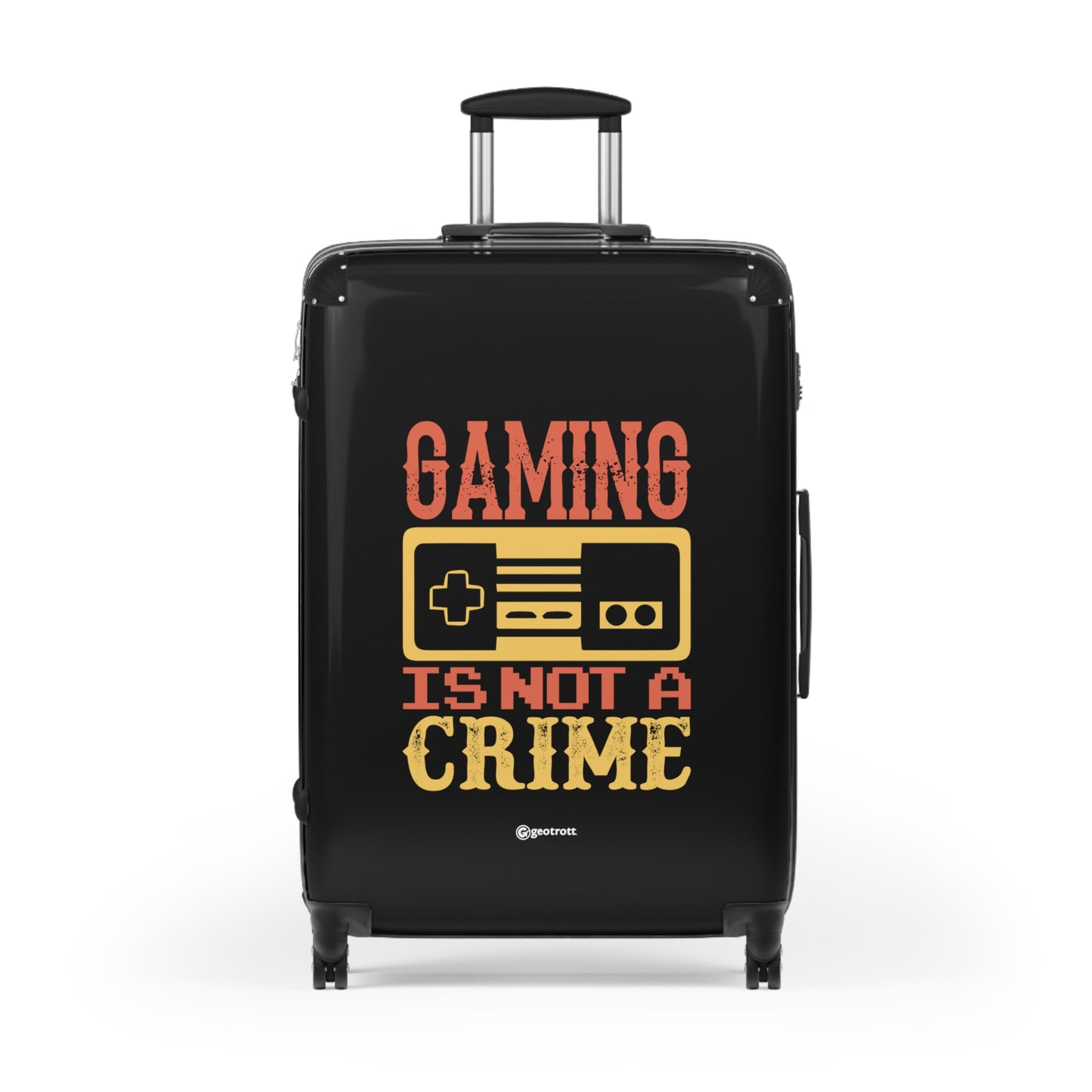 Gaming is not a Crime Gamer Gaming Suitcase-Bags-Geotrott