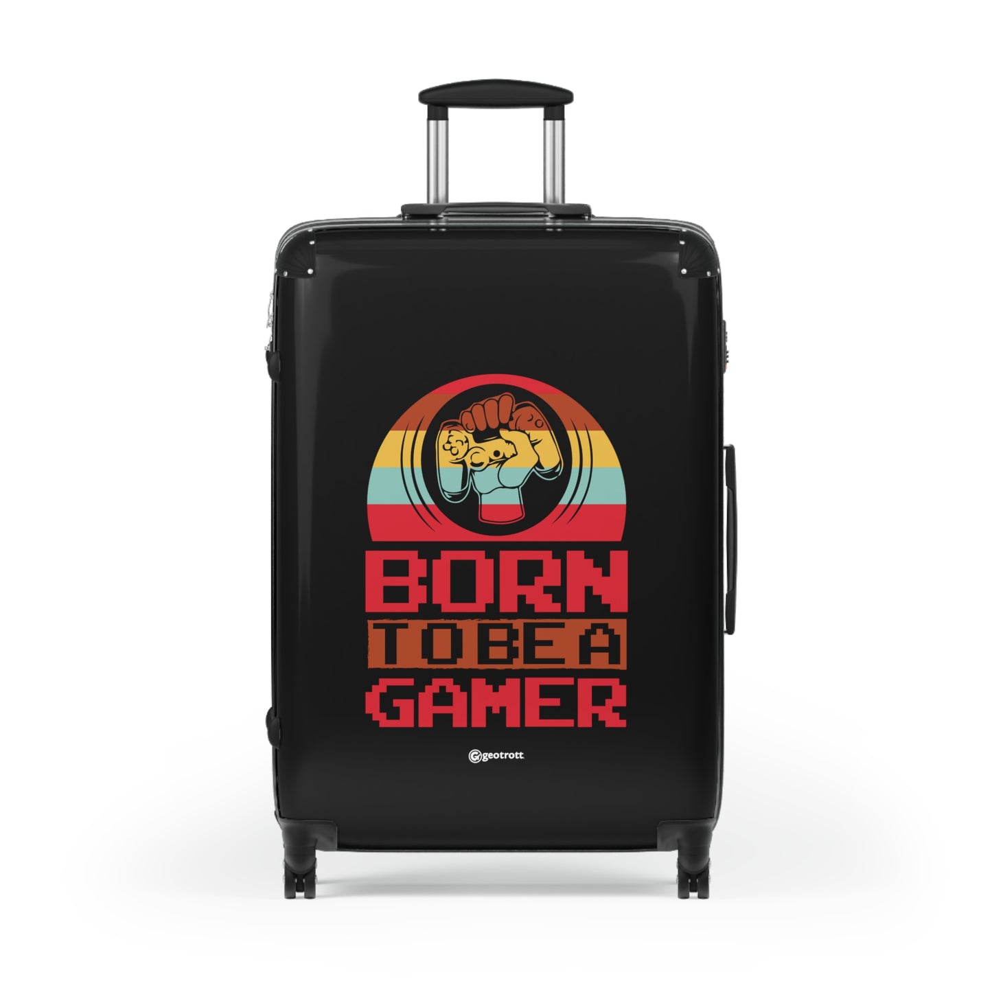 Born to be a Gamer Gamer Gaming Suitcase-Bags-Geotrott