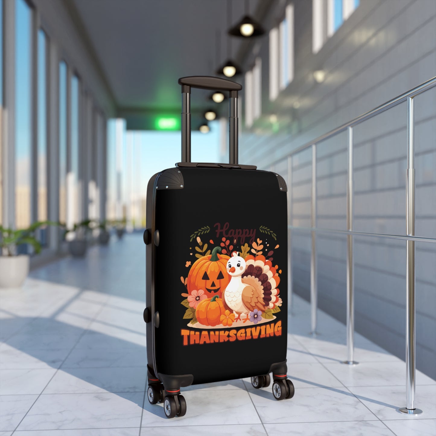 Turkey Thanksgiving Season Luggage Bag Rolling Suitcase Spinner