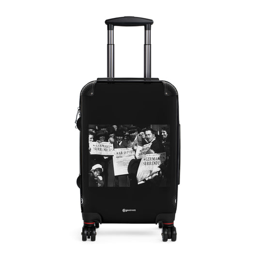 Newspaper Headlines Wwi Victory Parade Washington Dc 1918 Photo 1945 Luggage Bag Rolling Suitcase Spinner