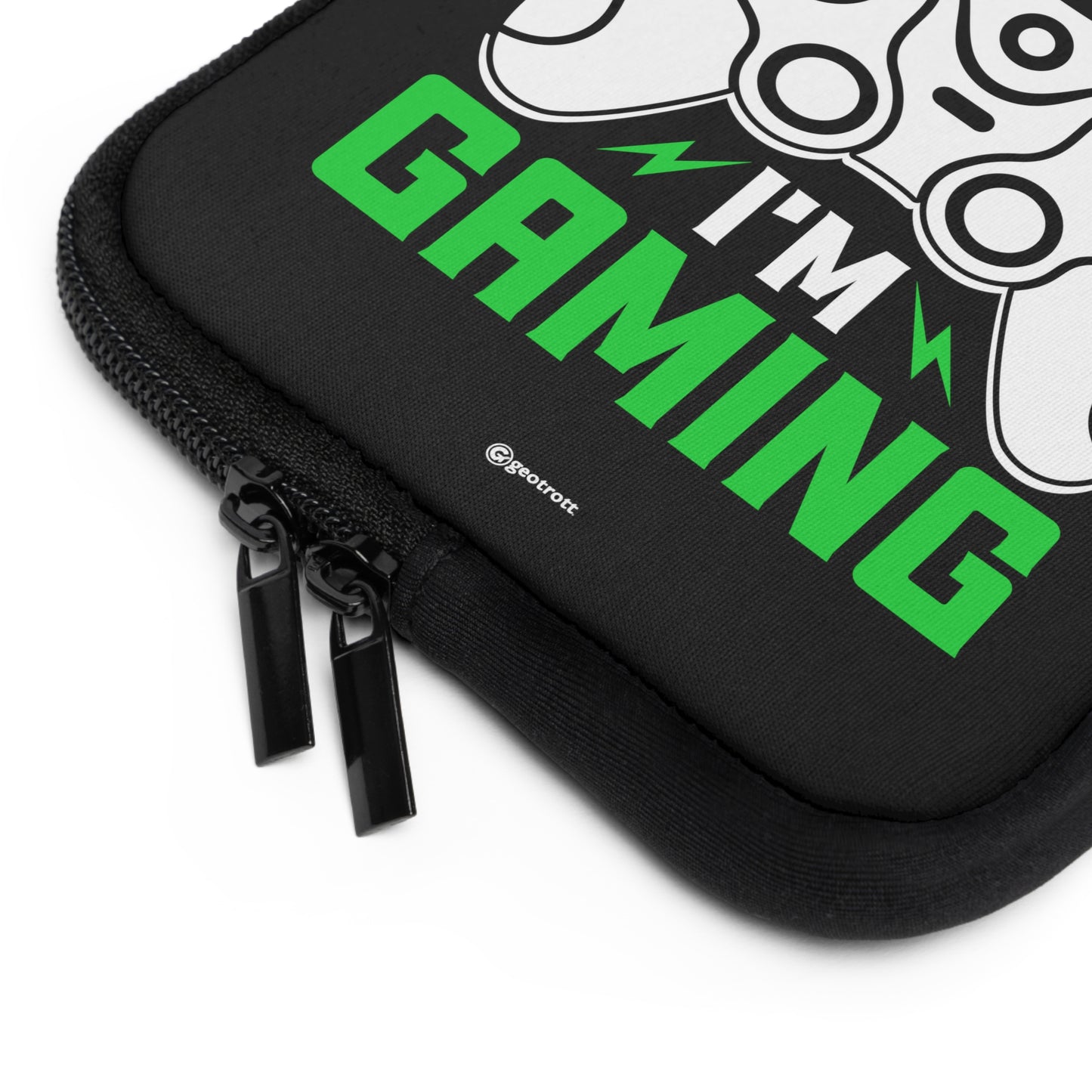 Do Not Disturb I'M Gaming Gamer Gaming Lightweight Smooth Neoprene Laptop Sleeve