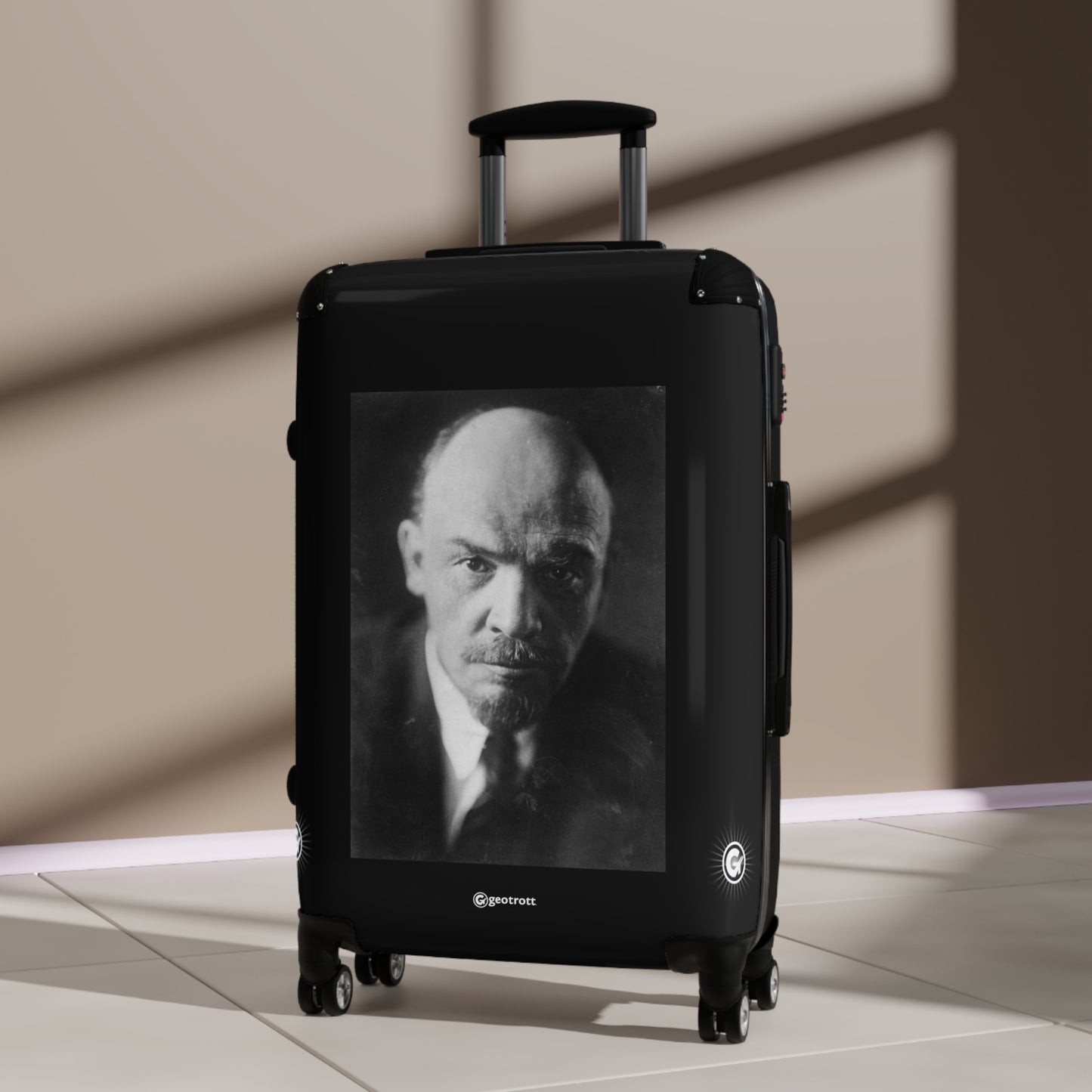Portrait Of Lenin 1970 20Th Century Photos Luggage Bag Rolling Suitcase Spinner