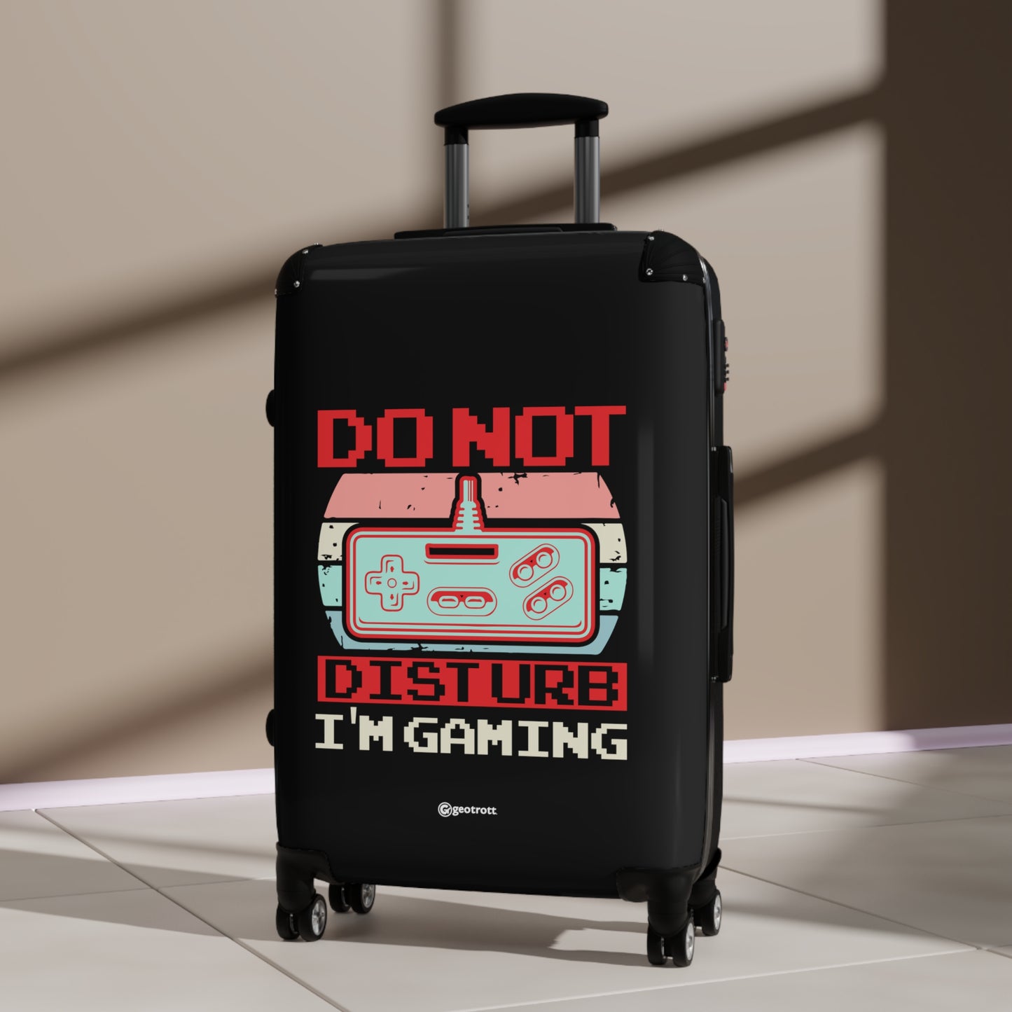 Do not Disturb I'm Gaming Gamer Gaming Suitcase-Bags-Geotrott