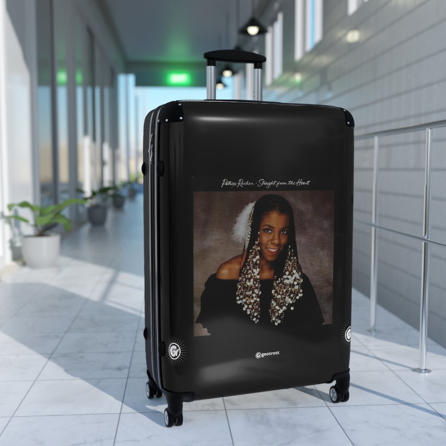 Patrice Rushen Straight From The Heart 1982 Luggage Bag Rolling Suitcase Spinner