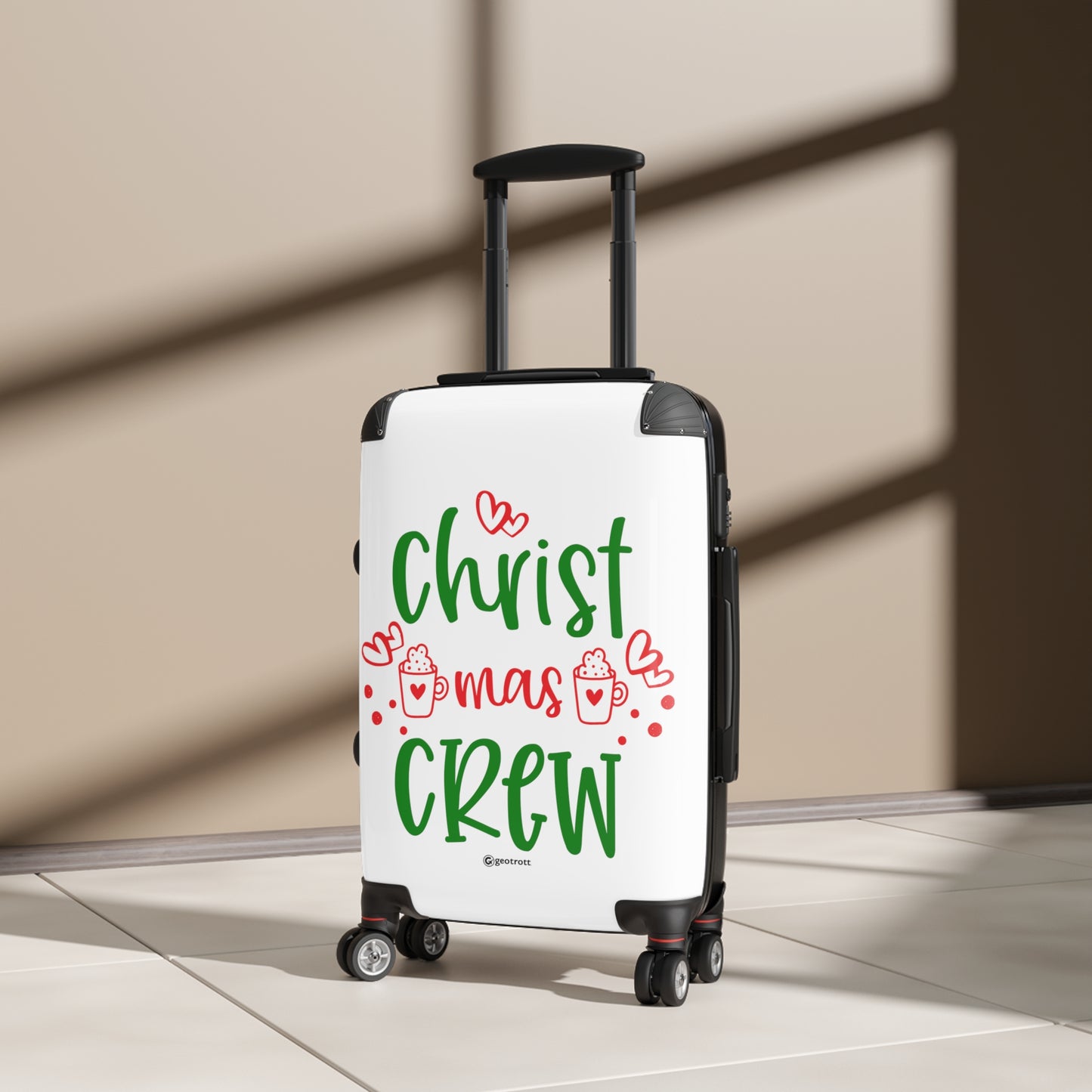 Christmas Season Christmas Crew Luggage Bag Rolling Suitcase Spinner