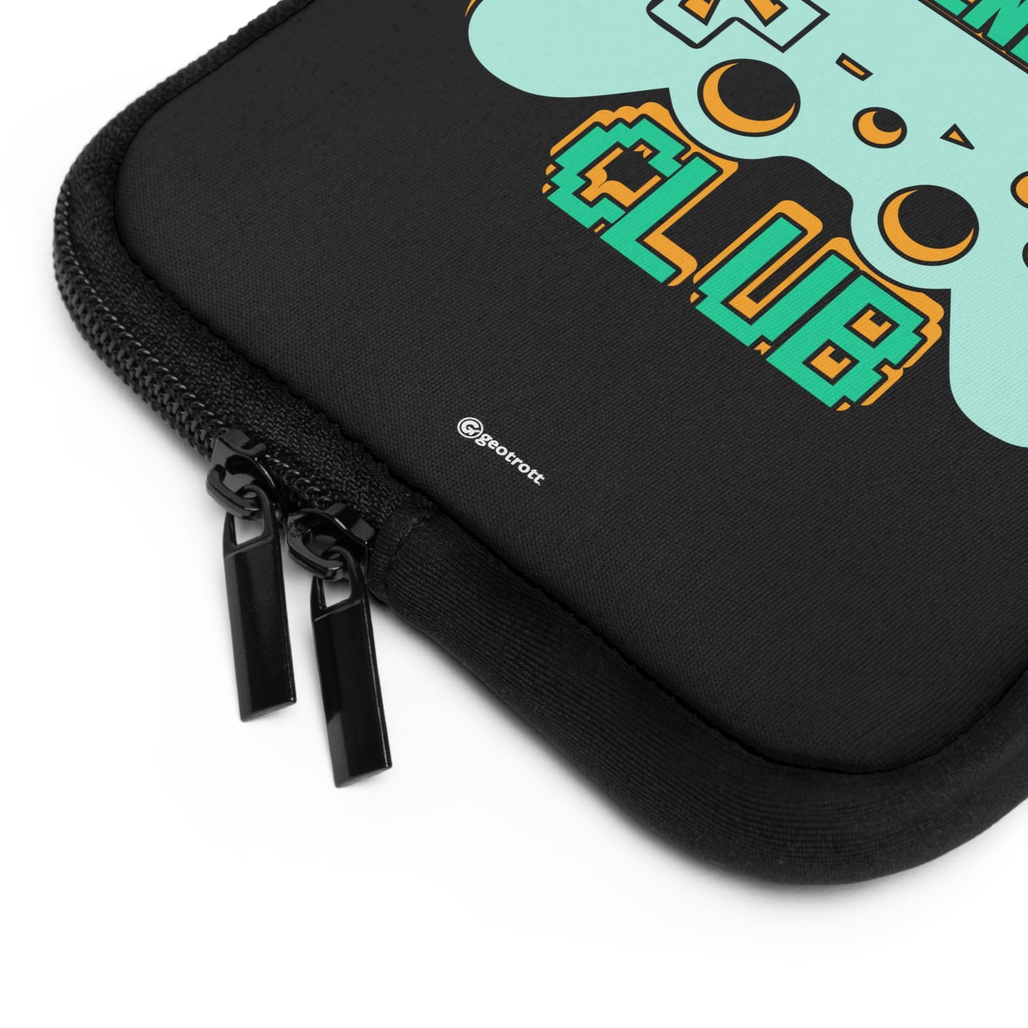 Action Genre Club 2 Gamer Gaming Lightweight Smooth Neoprene Laptop Sleeve