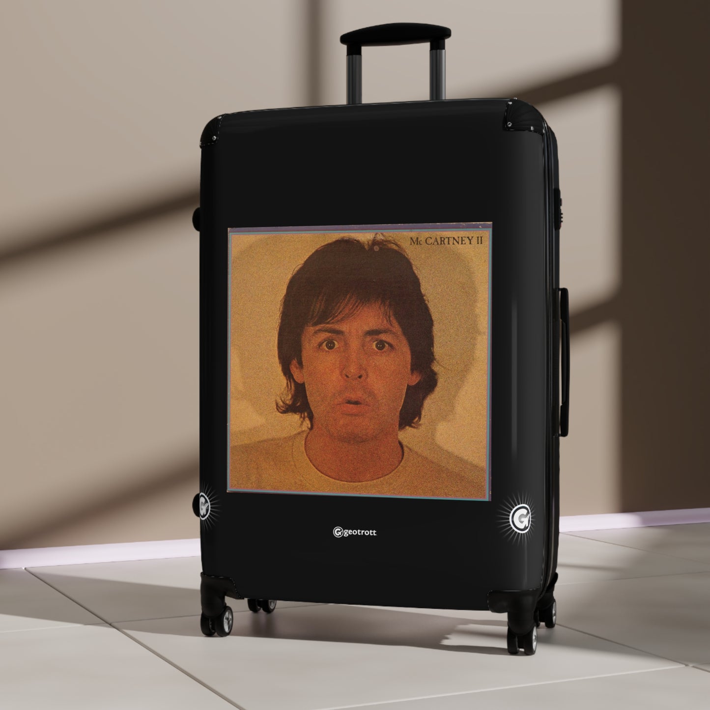 Paul Mc Cartney Mccartney 2 1980 Luggage Bag Rolling Suitcase Spinner