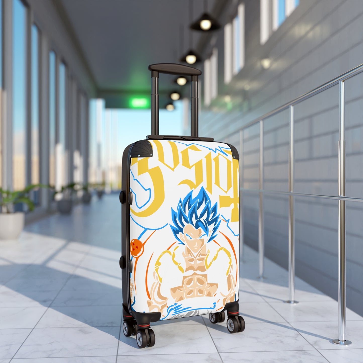 Dragon Ball Fusion: Anime-Style Character Design, Dynamic Energy Orb Artwork