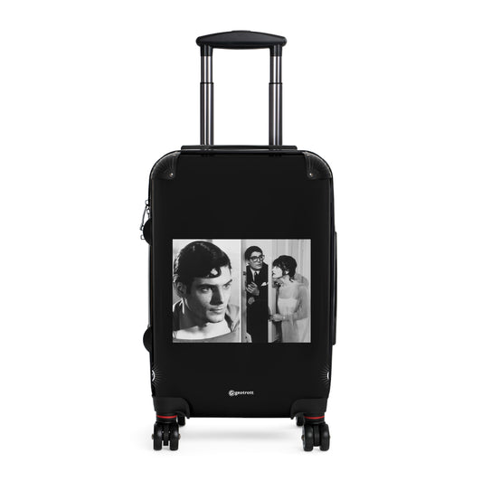 Christopher Reeve As Superman And Clark Kent 20Th Century Photos Luggage Bag Rolling Suitcase Spinner