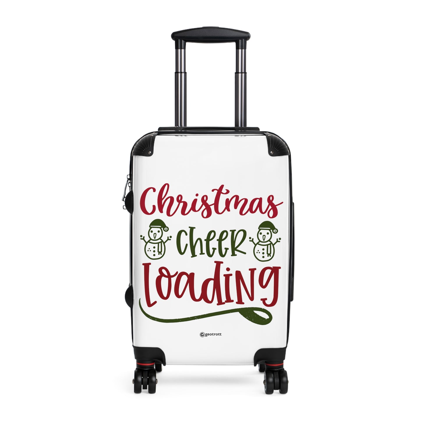 Christmas Season Christmas Cheer Loading Luggage Bag Rolling Suitcase Spinner