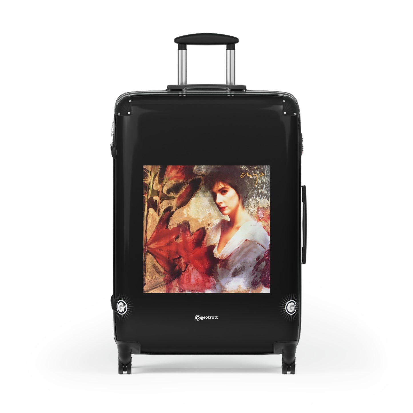 Enya Eighties Music Album Luggage Bag Rolling Suitcase Spinner
