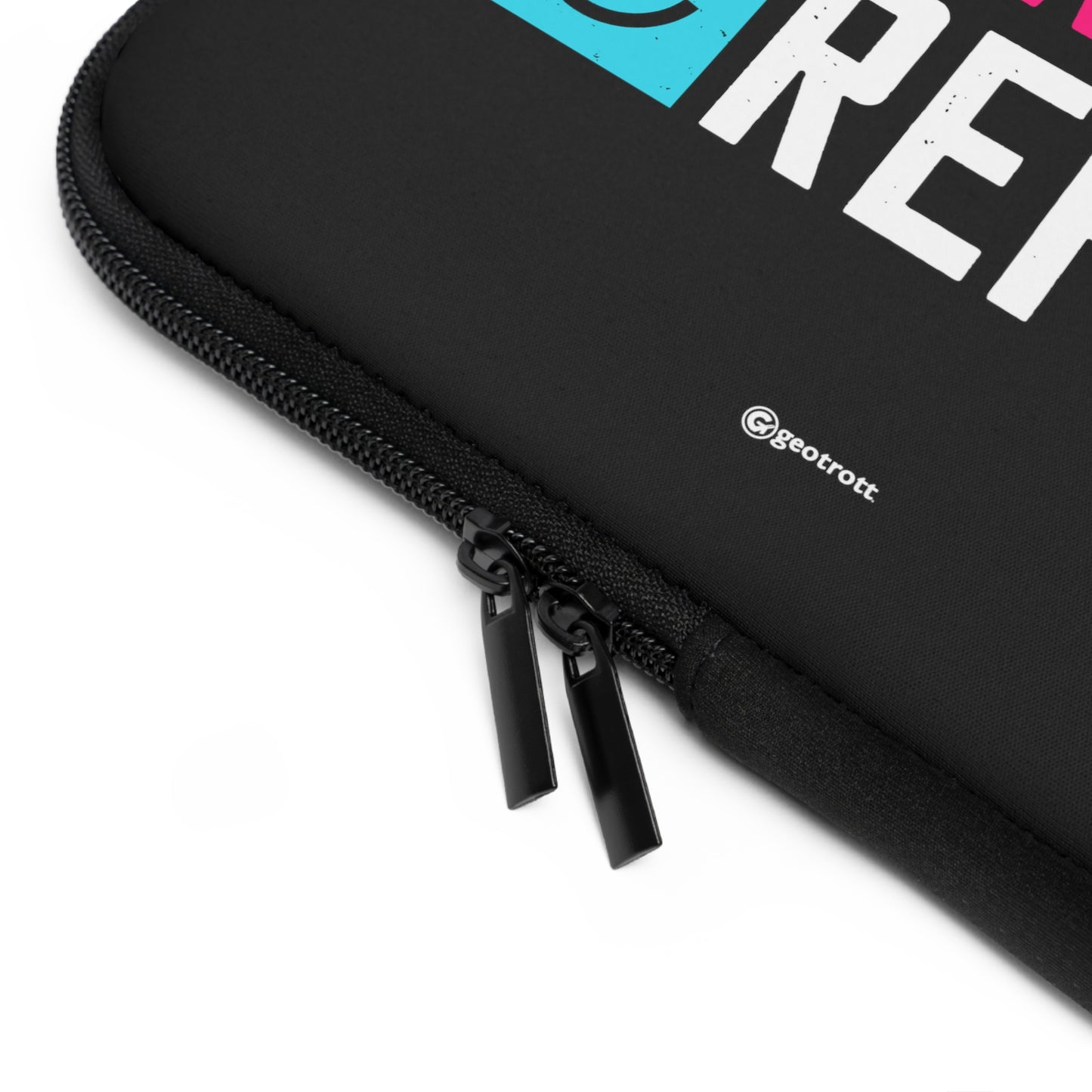 Eat Sleep Game Repeat Gamer Gaming Lightweight Smooth Neoprene Laptop Sleeve