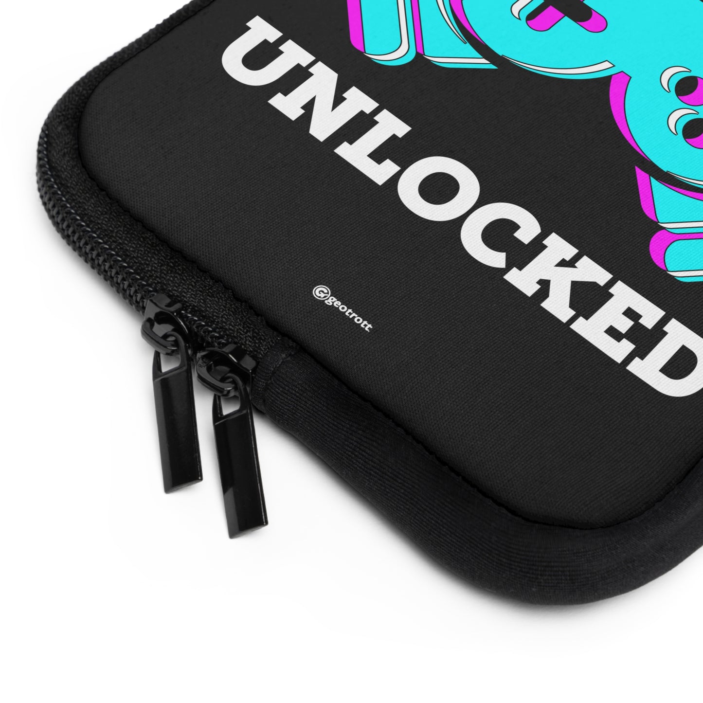 Mom Level Unlocked Gamer Gaming Lightweight Smooth Neoprene Laptop Sleeve