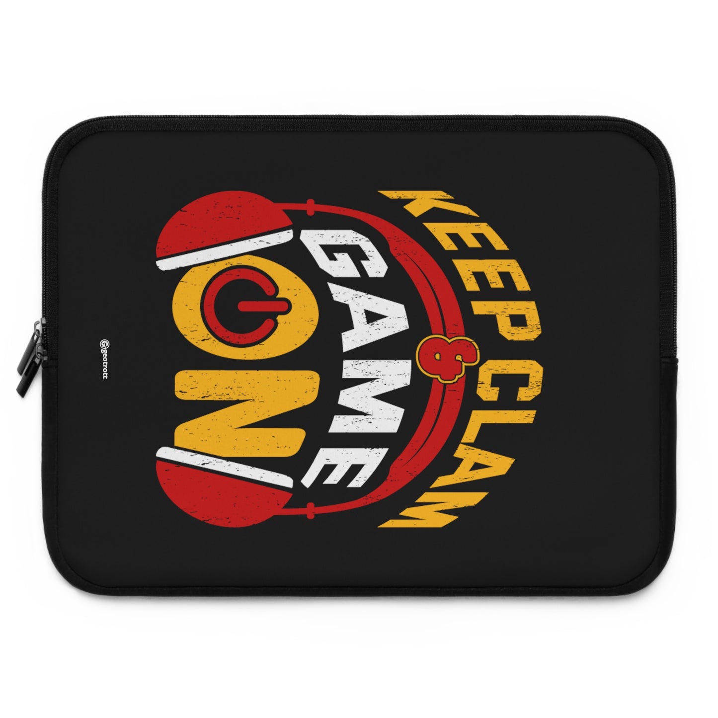 Keep Calm Game on Gamer Gaming Lightweight Smooth Neoprene Laptop Sleeve