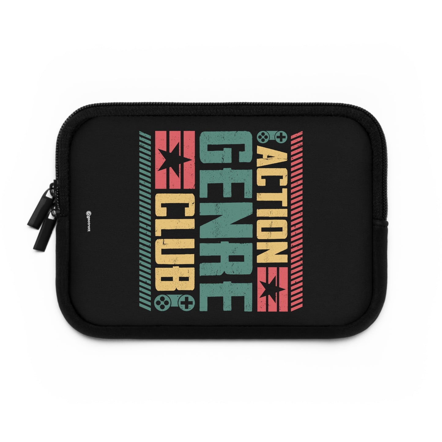 Action Genre Club Gamer Gaming Lightweight Smooth Neoprene Laptop Sleeve
