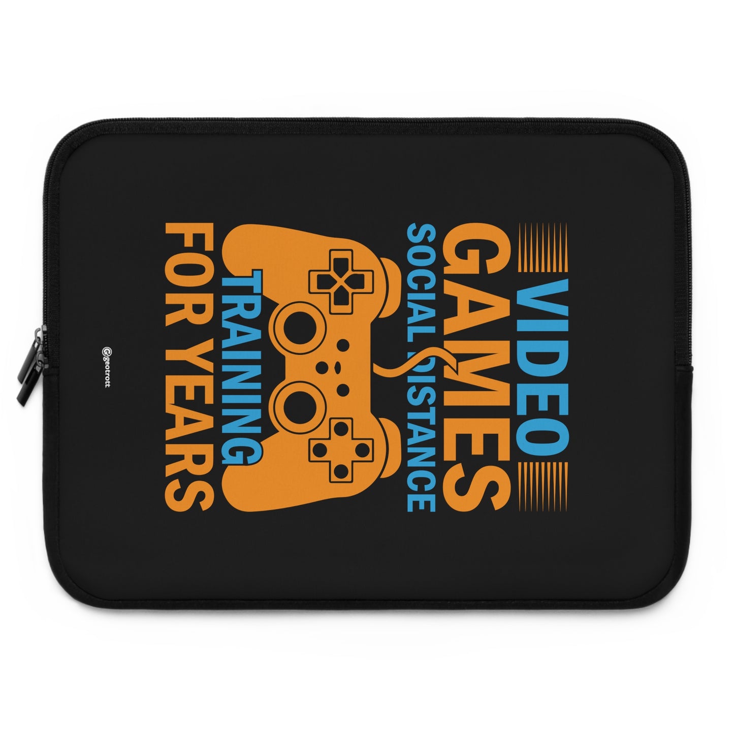 Video Games Social Distance Training for Life Gamer Gaming Lightweight Smooth Neoprene Laptop Sleeve