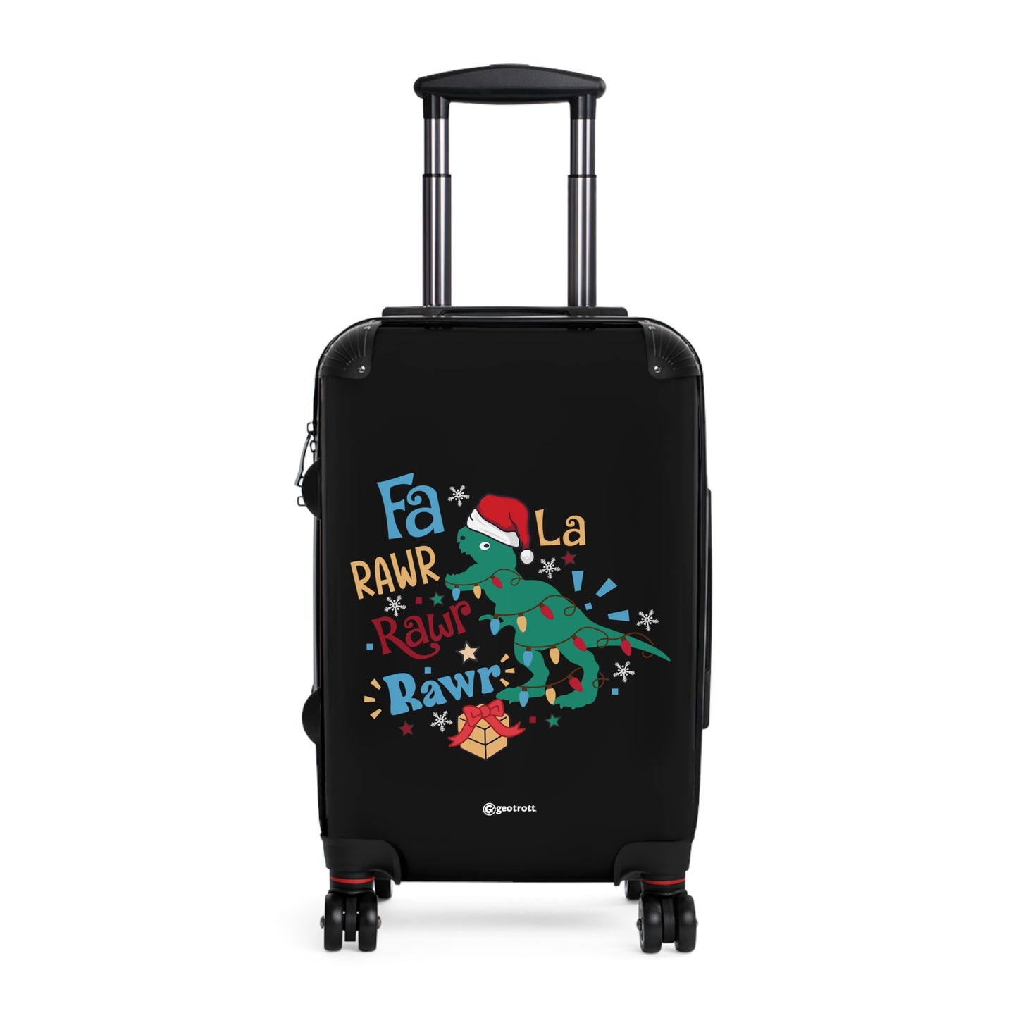 Fa La Rawr Rawr Rawr La Christmas Season Luggage Bag Rolling Suitcase Spinner