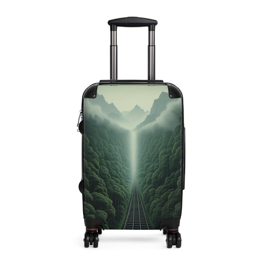 The Train Tracks Through A Mountain With Fog To The Lef Dbc3A26D-Bdde-4C13-Bf1E-A179Cf3D67Db 0