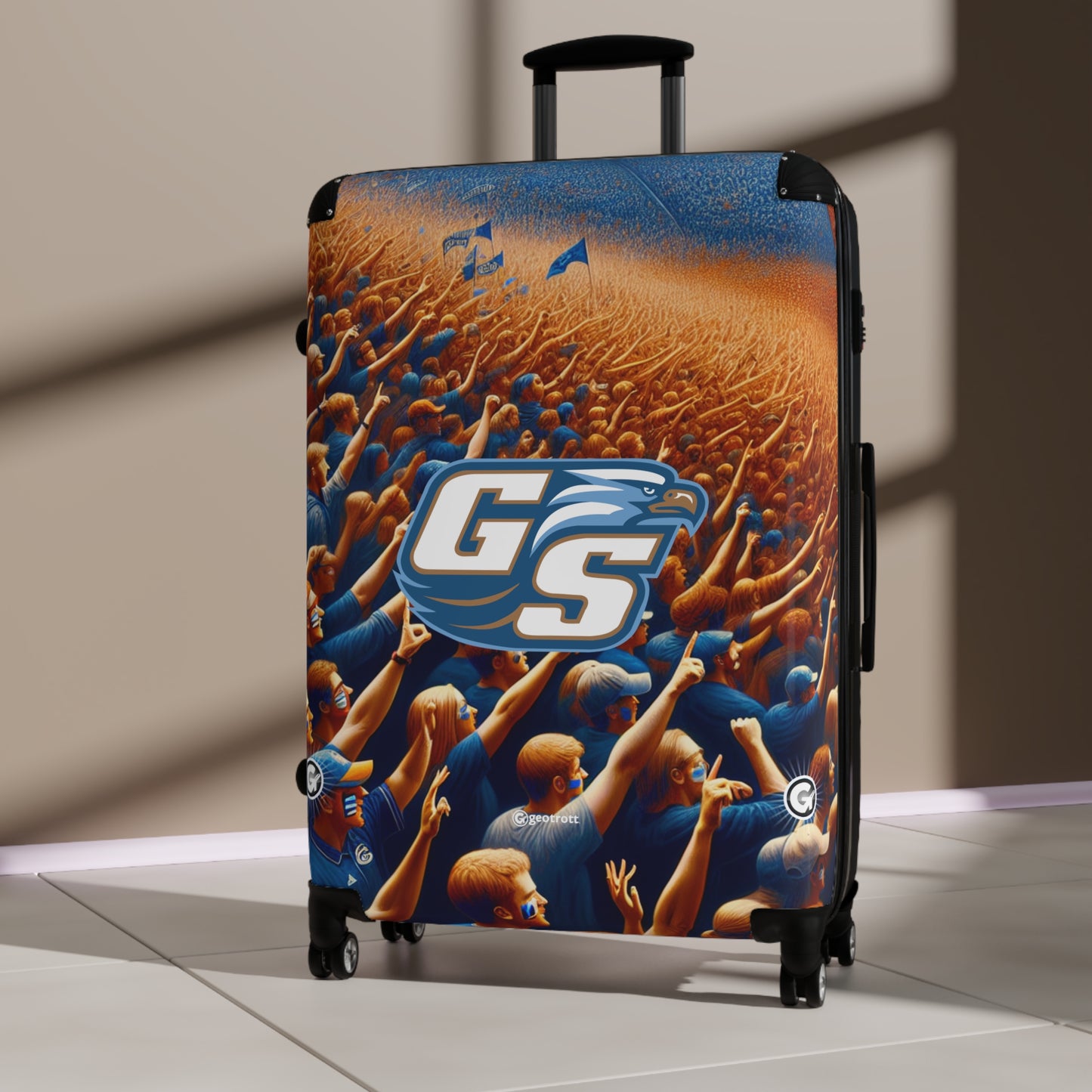 Georgia Southern Eagles College Football Team Luggage Bag Rolling Suitcase Spinner