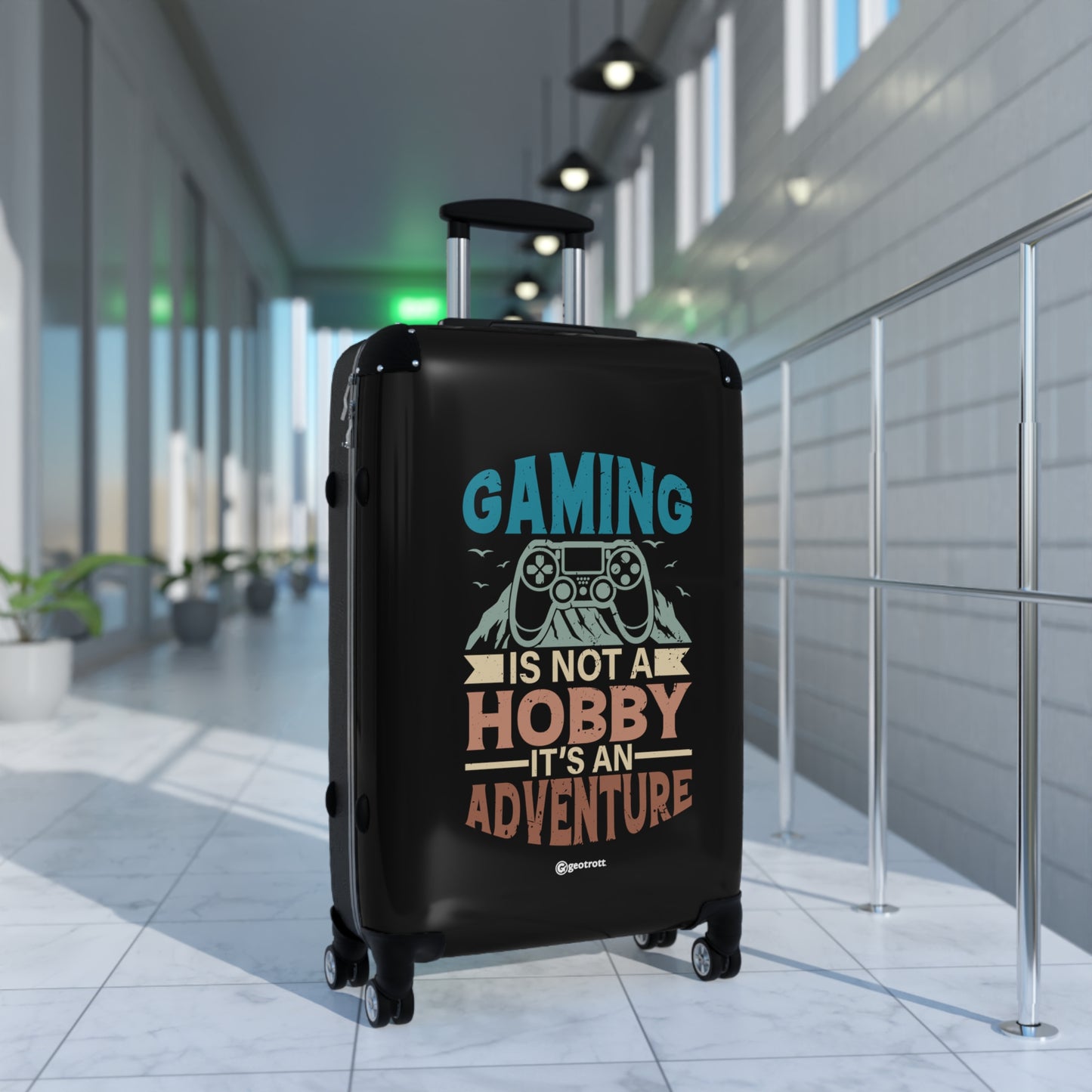 Gaming is not a Hobby it's an Adventure 2 Gamer Gaming Suitcase