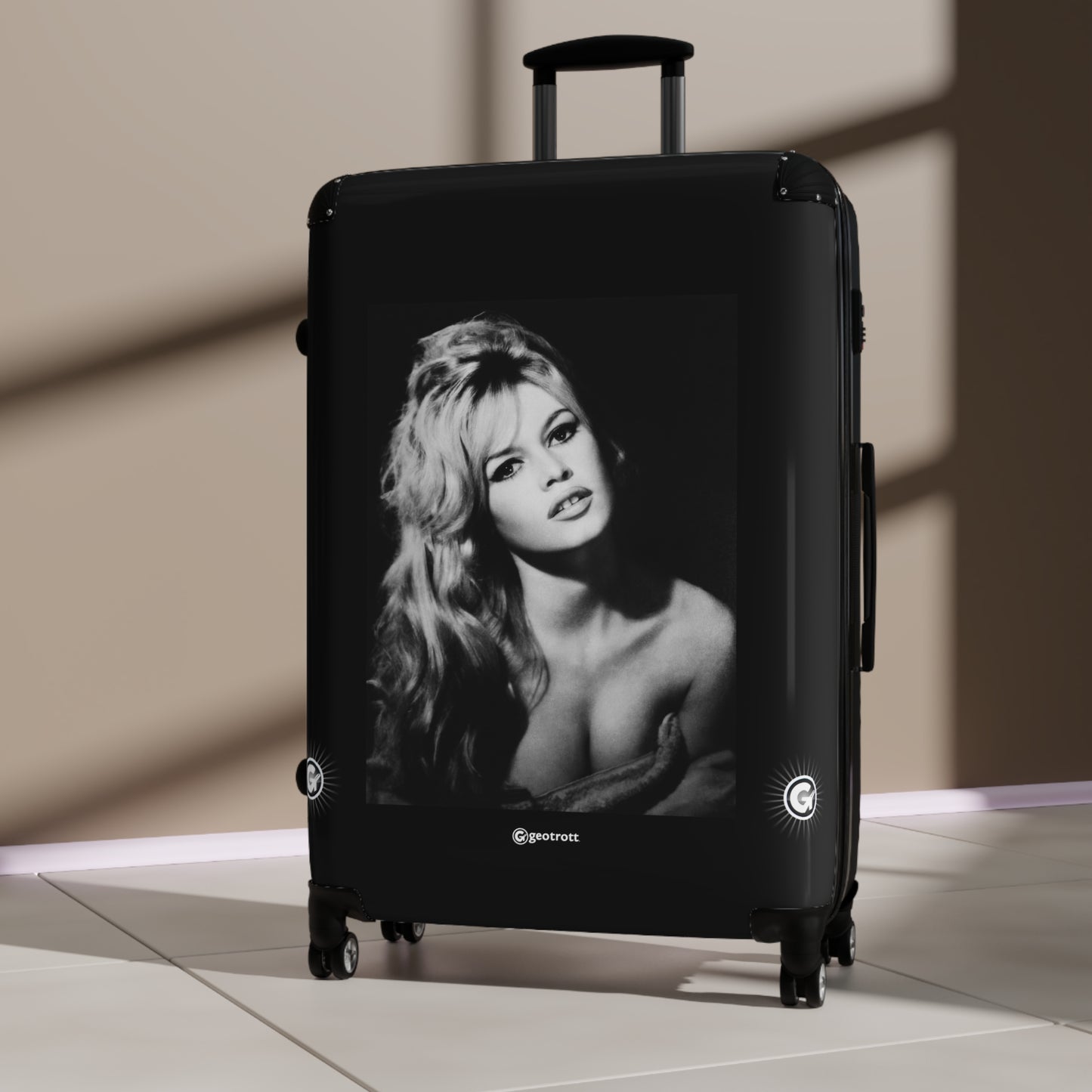 Brigitte Anne-Marie Bardot French Former Actress Singer Model Sexual Revolution 20Th Century Photos Luggage Bag Rolling Suitcase Spinner