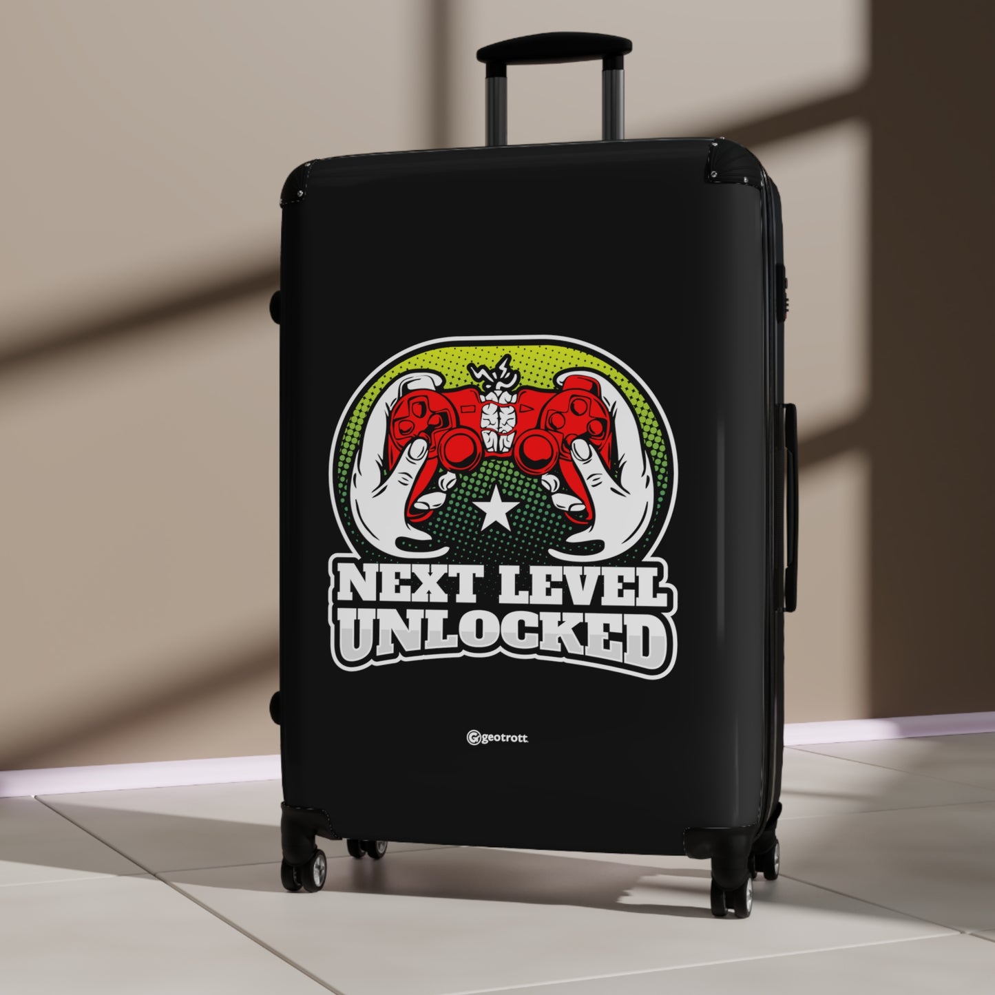 Next Level Unlocked 2 Gamer Gaming Suitcase-Bags-Geotrott