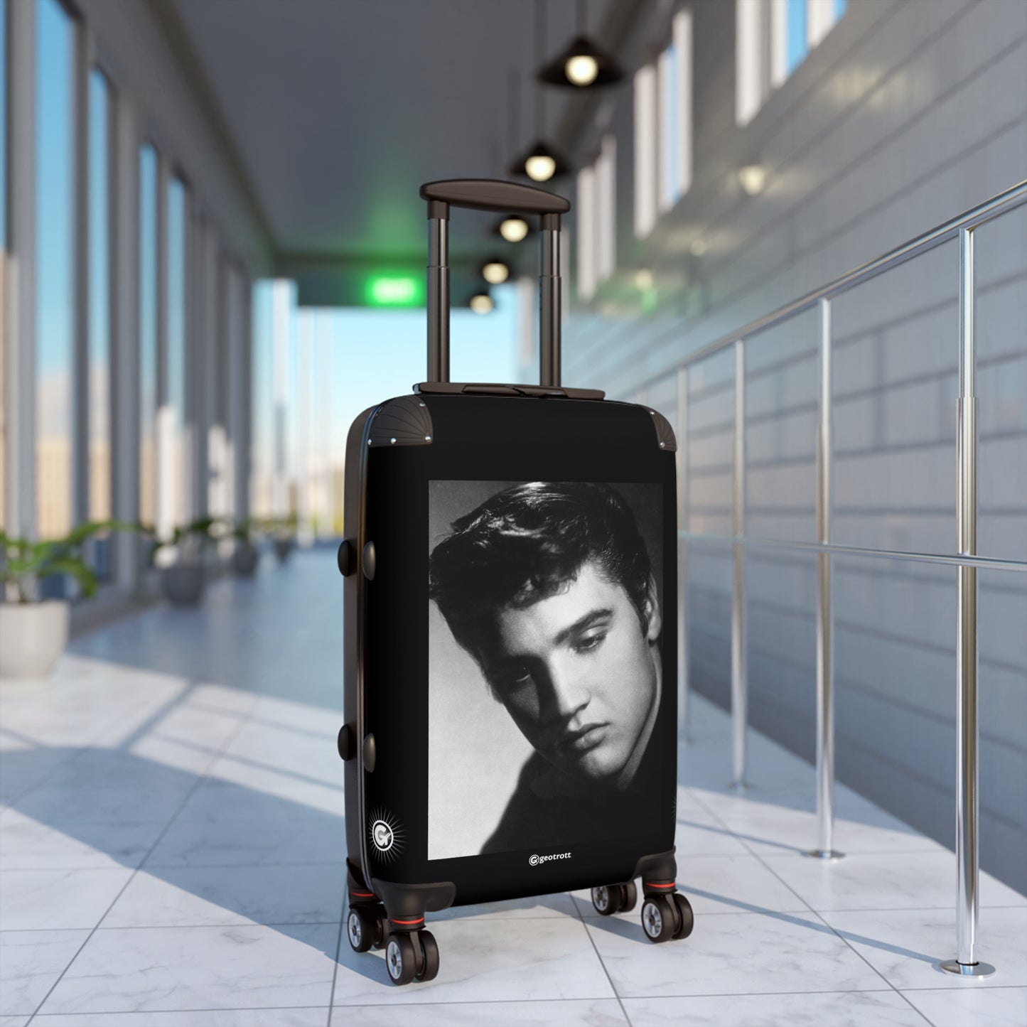 Elvis Presley 20Th Century Photos Luggage Bag Rolling Suitcase Spinner