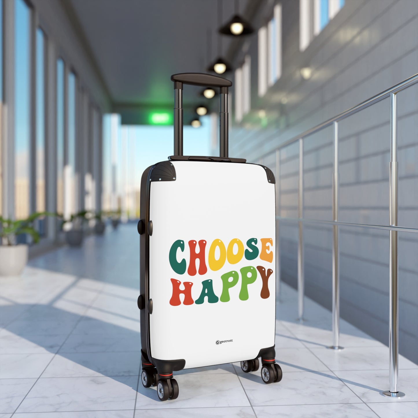 Choose Happy Luggage Luggage Bag Rolling Suitcase Spinner