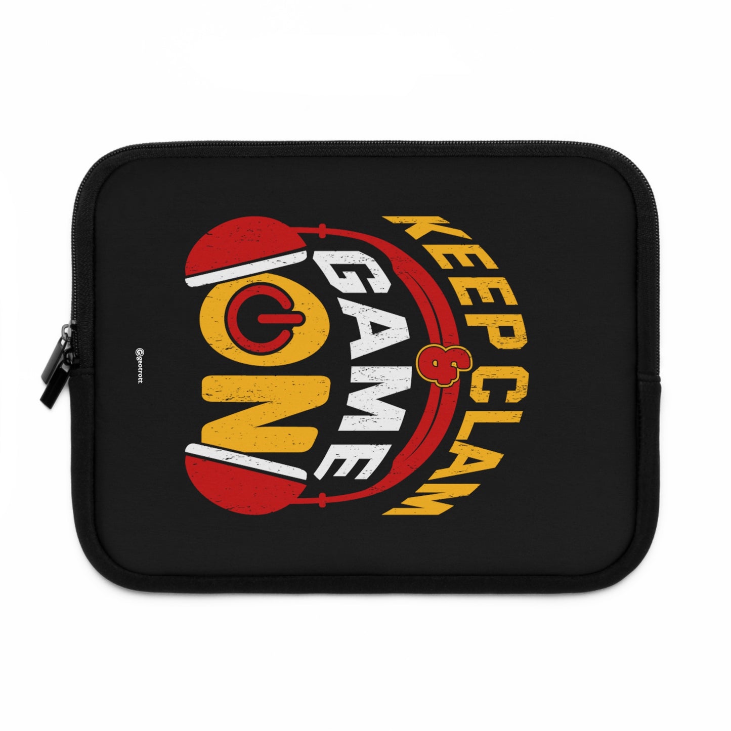 Keep Calm Game on Gamer Gaming Lightweight Smooth Neoprene Laptop Sleeve