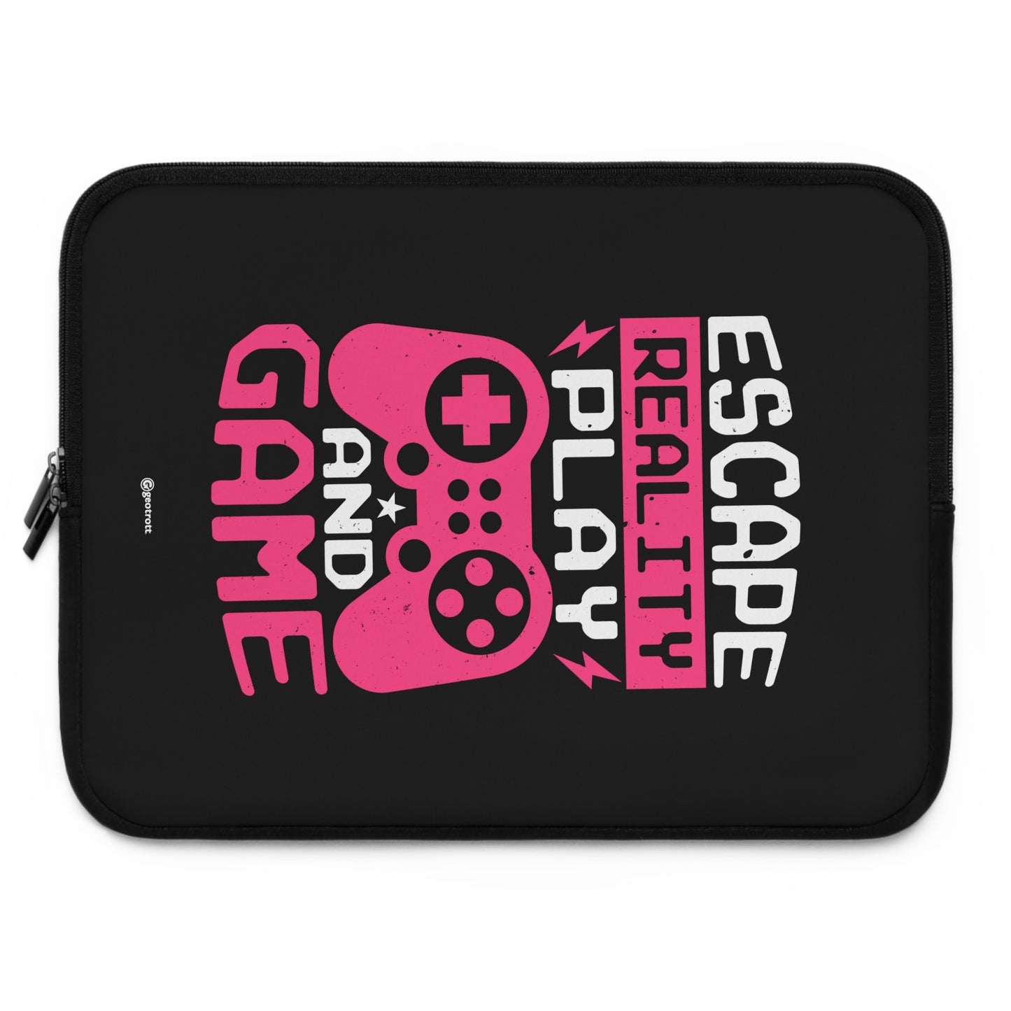 Escape Reality Play And Game Gamer Gaming Lightweight Smooth Neoprene Laptop Sleeve