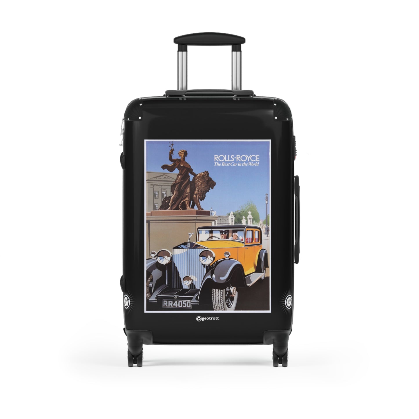 Rolls Royce Rr4050 Vintage Posters Retro Ad Luggage Bag Rolling Suitcase Spinner