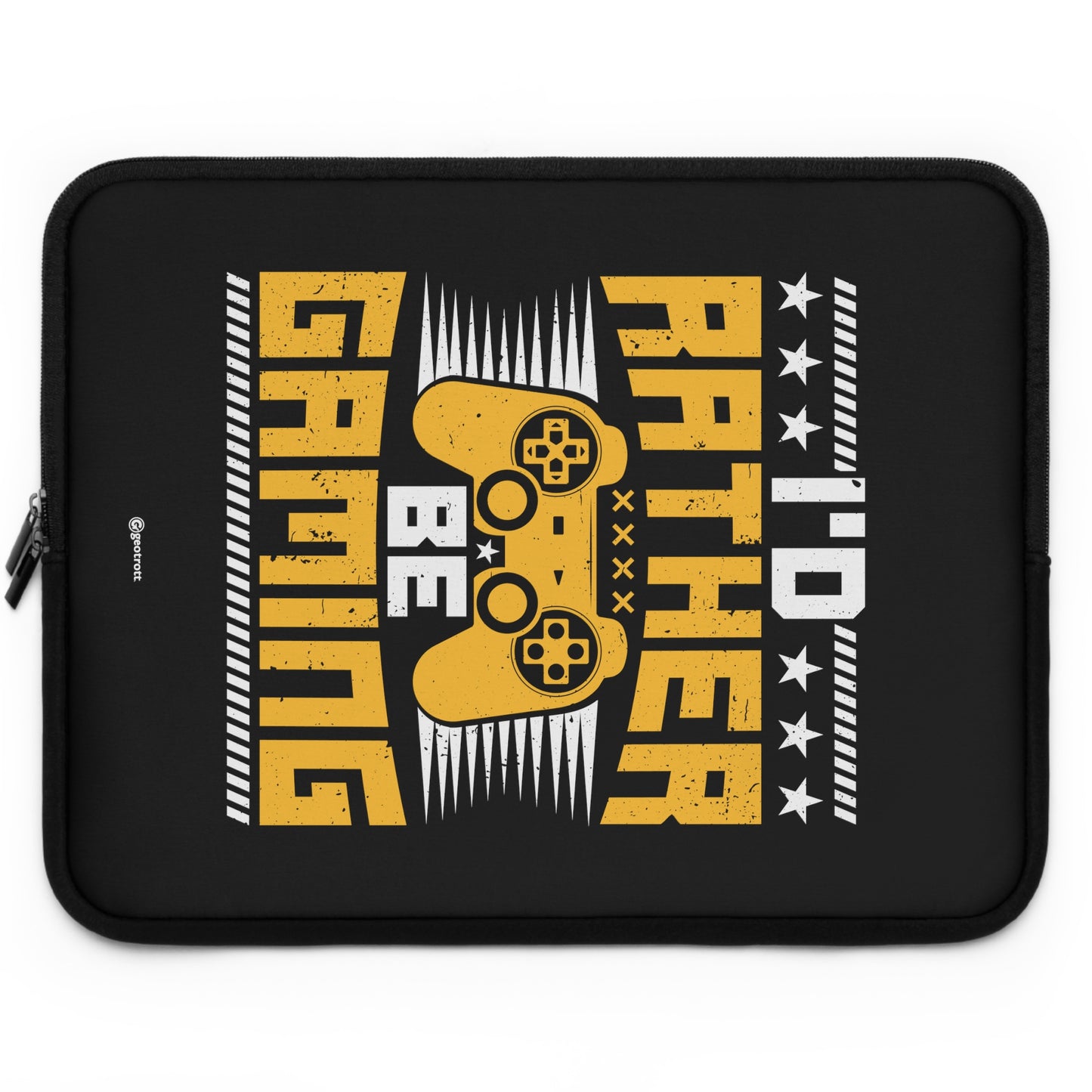 I'D Rather Be Gaming 2 Gamer Gaming Lightweight Smooth Neoprene Laptop Sleeve